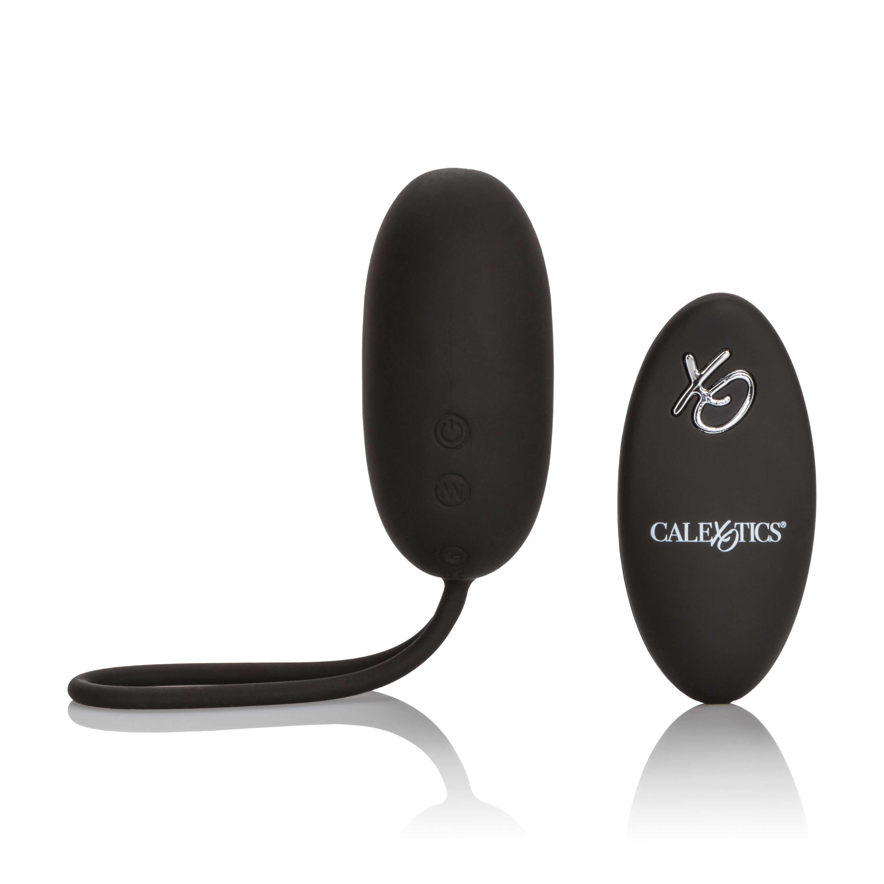 silicone remote rechargeable egg black 