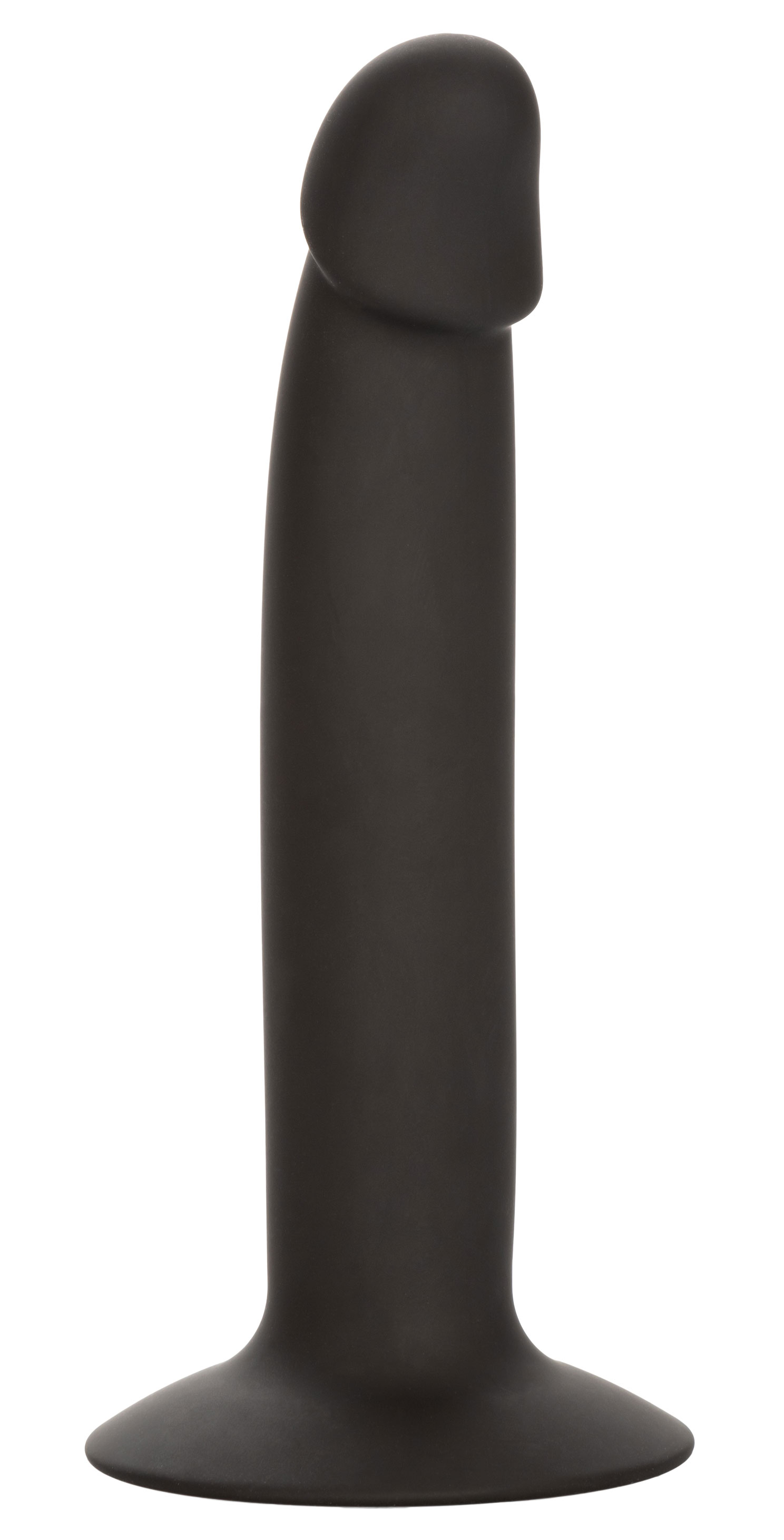 silicone slim anal stud black 