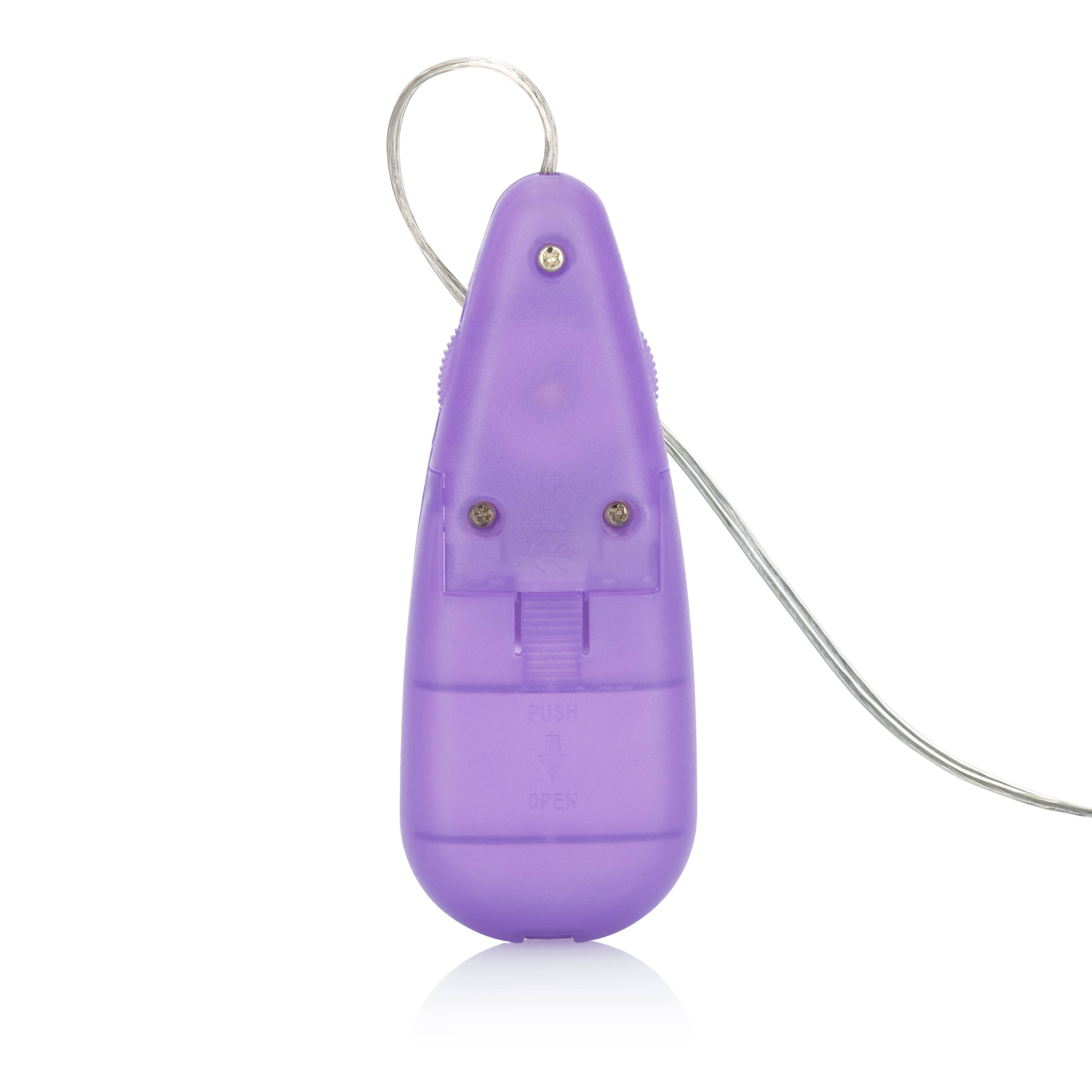 silicone slims vibrating nubby bullet purple 