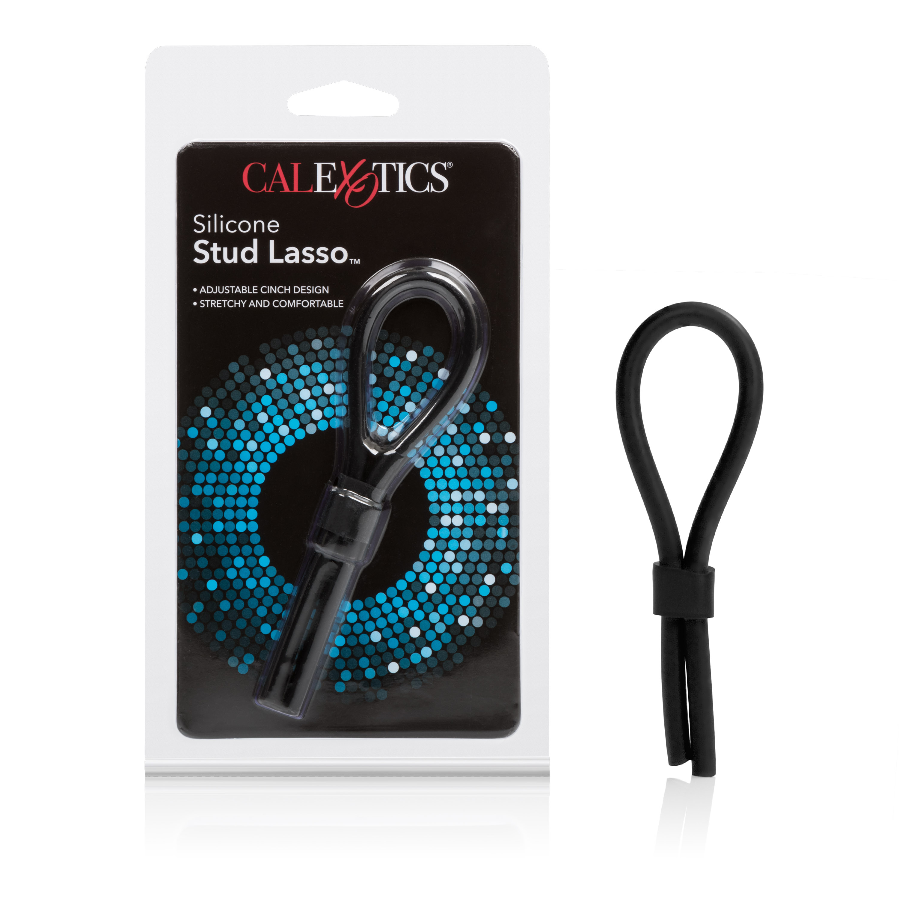 silicone stud lasso black 