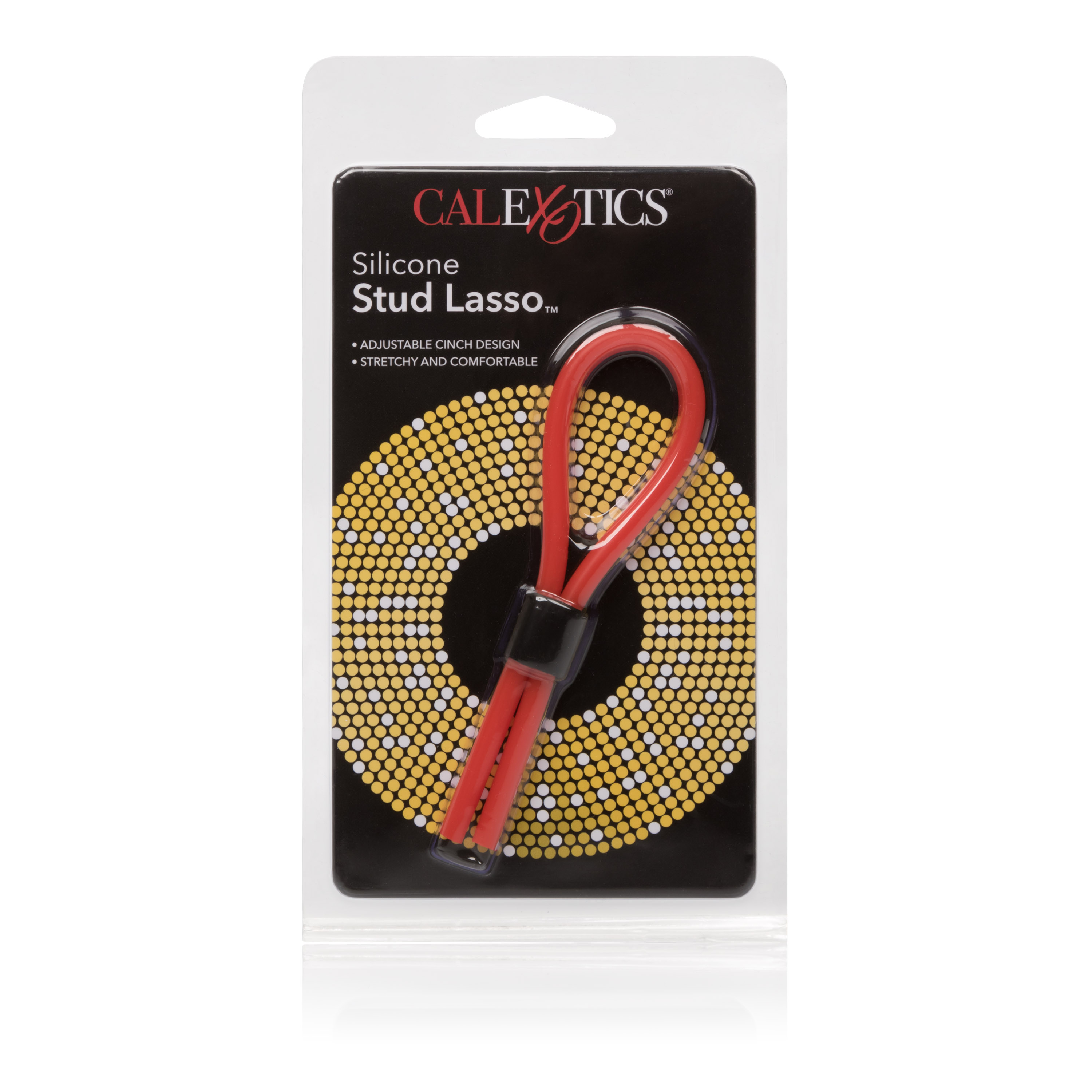 silicone stud lasso red 