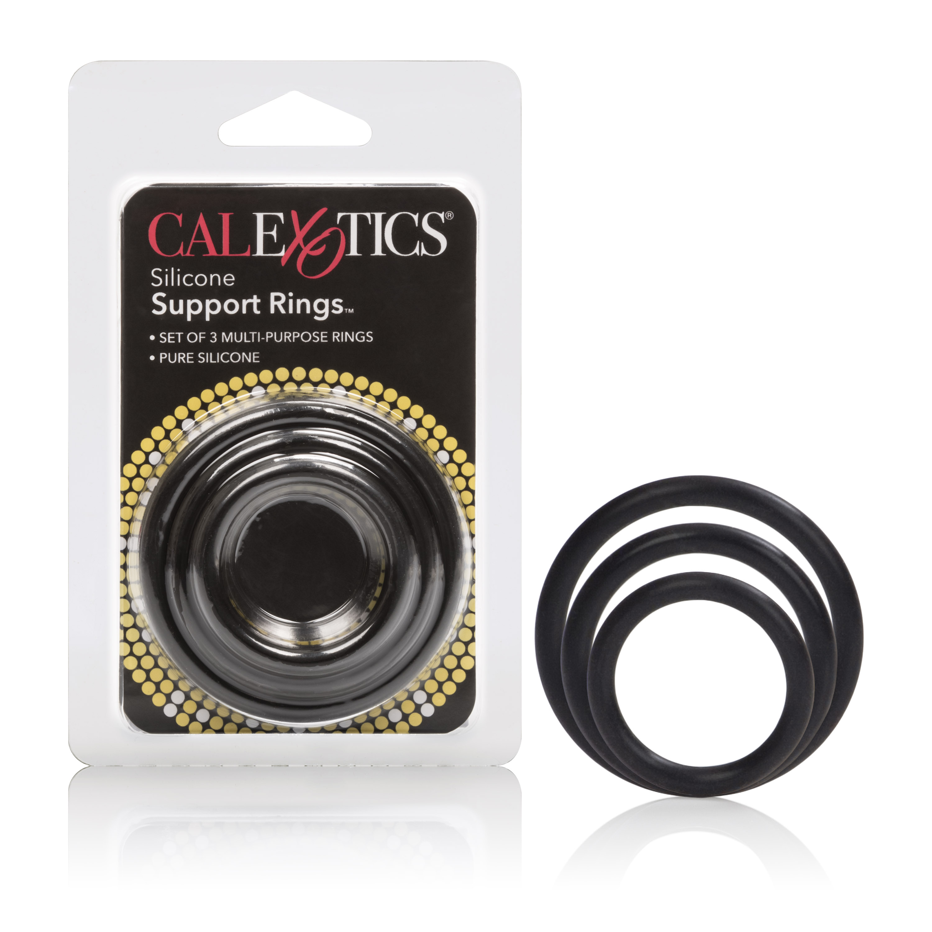 silicone support rings black 