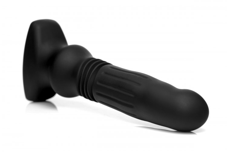 silicone swelling  thrusting plug with remote control 