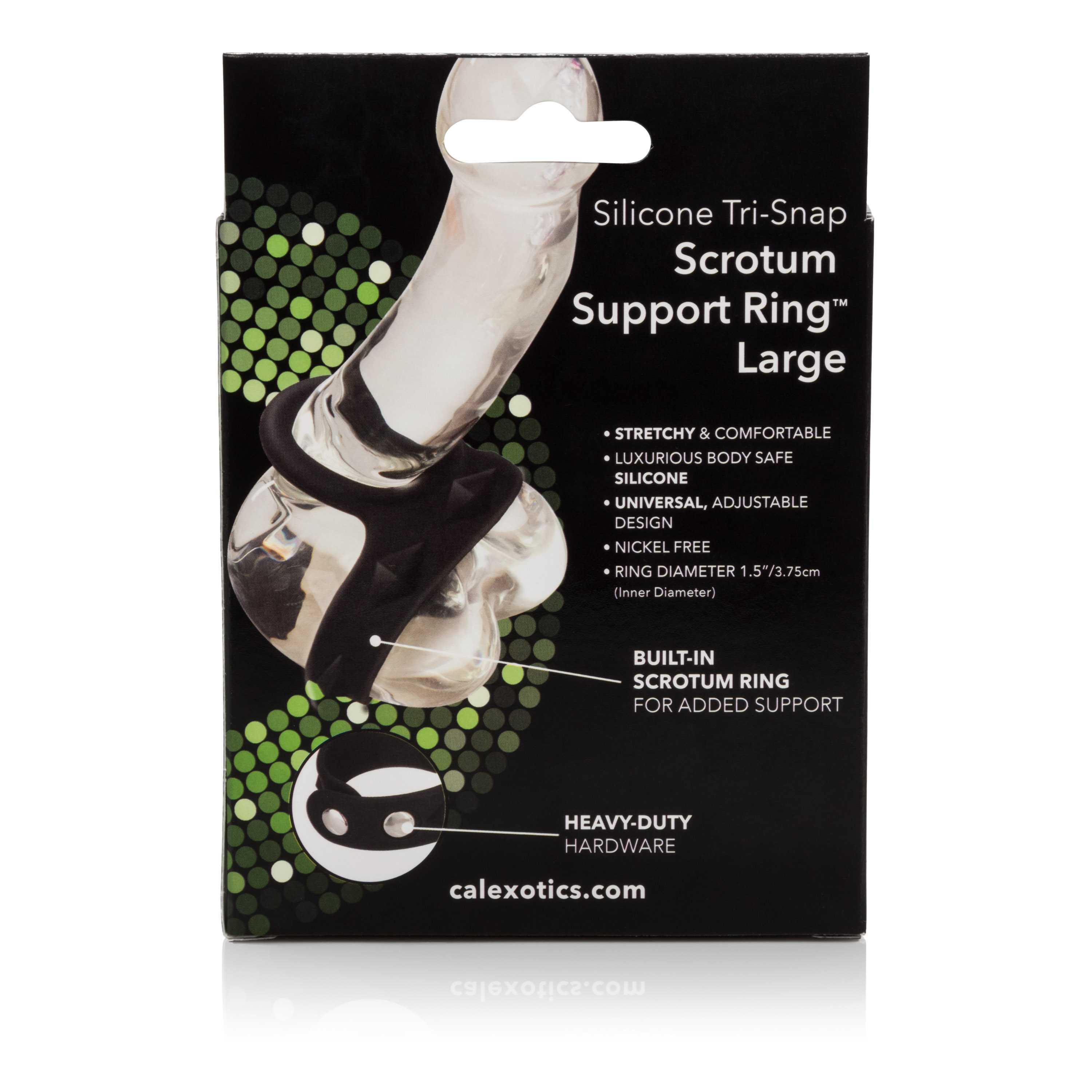 silicone tri snap scrotum support ring large 