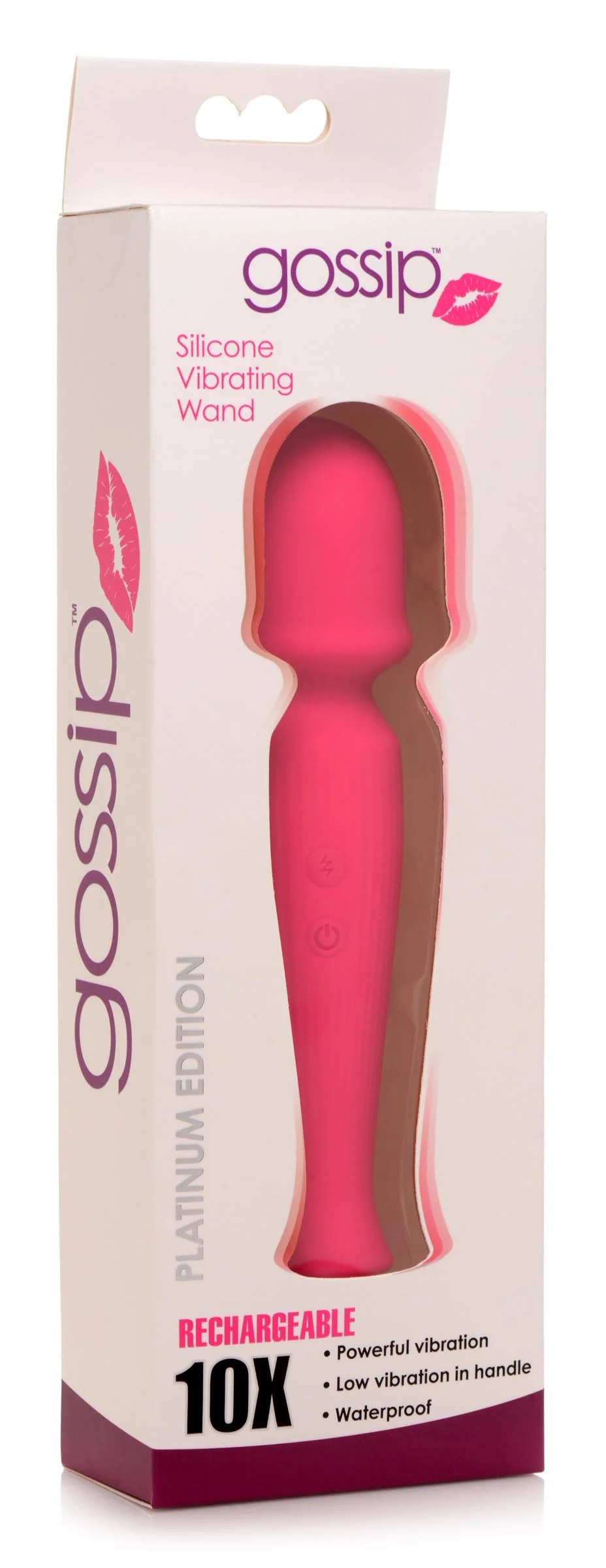 silicone wand massager magenta 