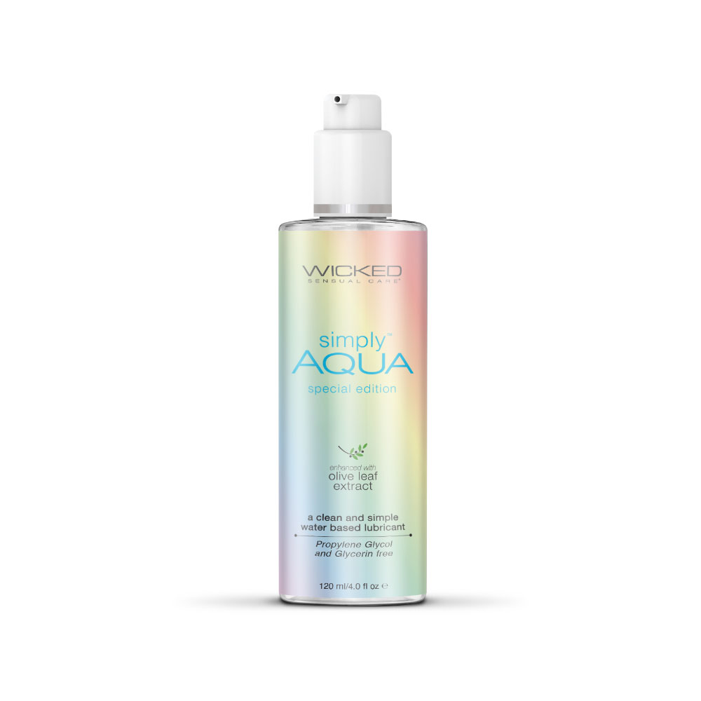 simply aqua water based lubricant  fl. oz.  special edition 