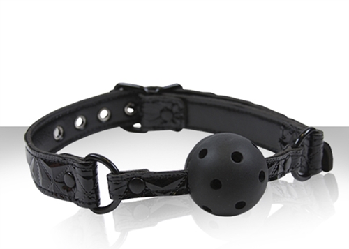 sinful ball gag black 