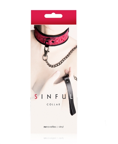 sinful collar pink 