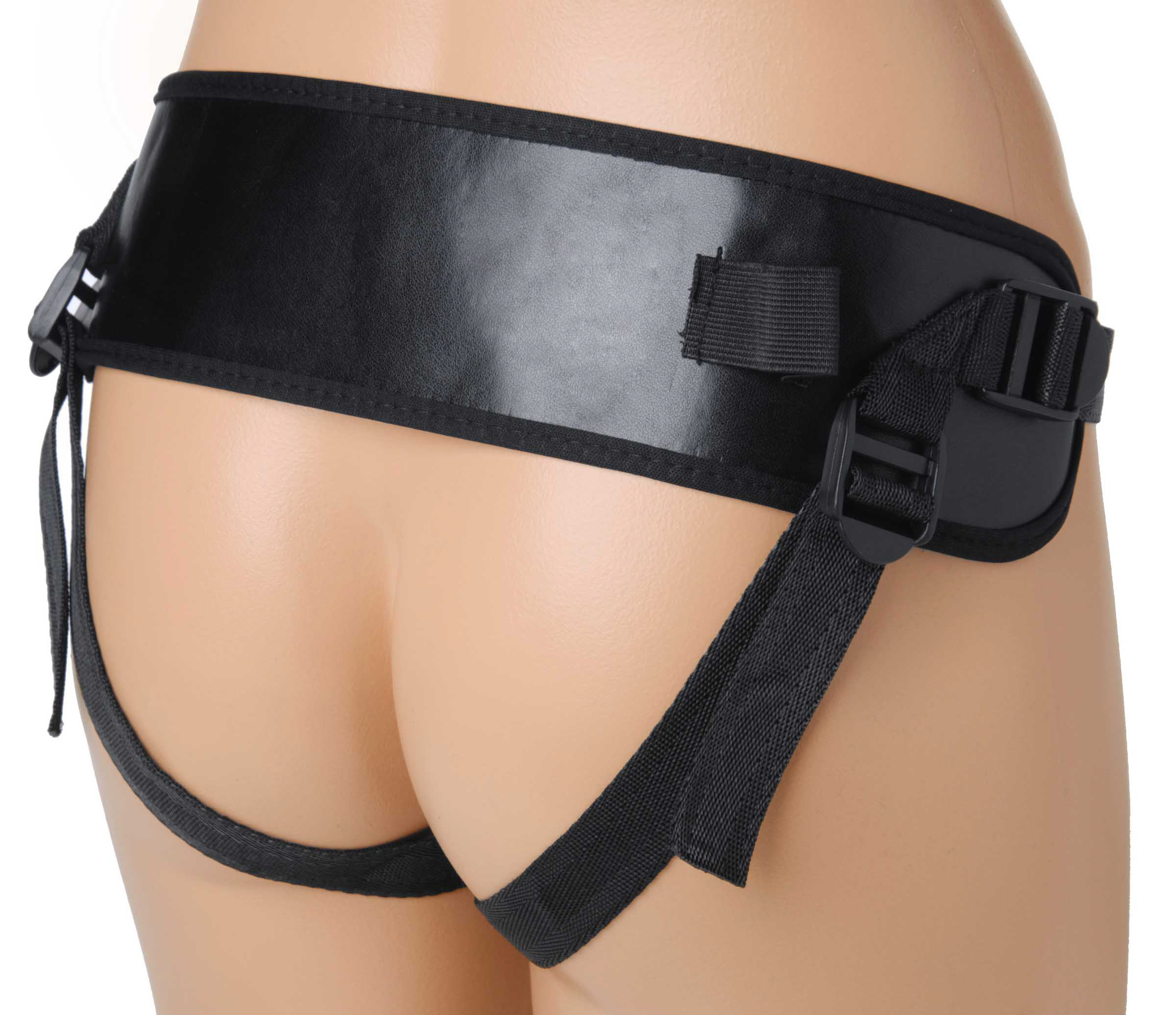 siren universal strap on harness with rear support 