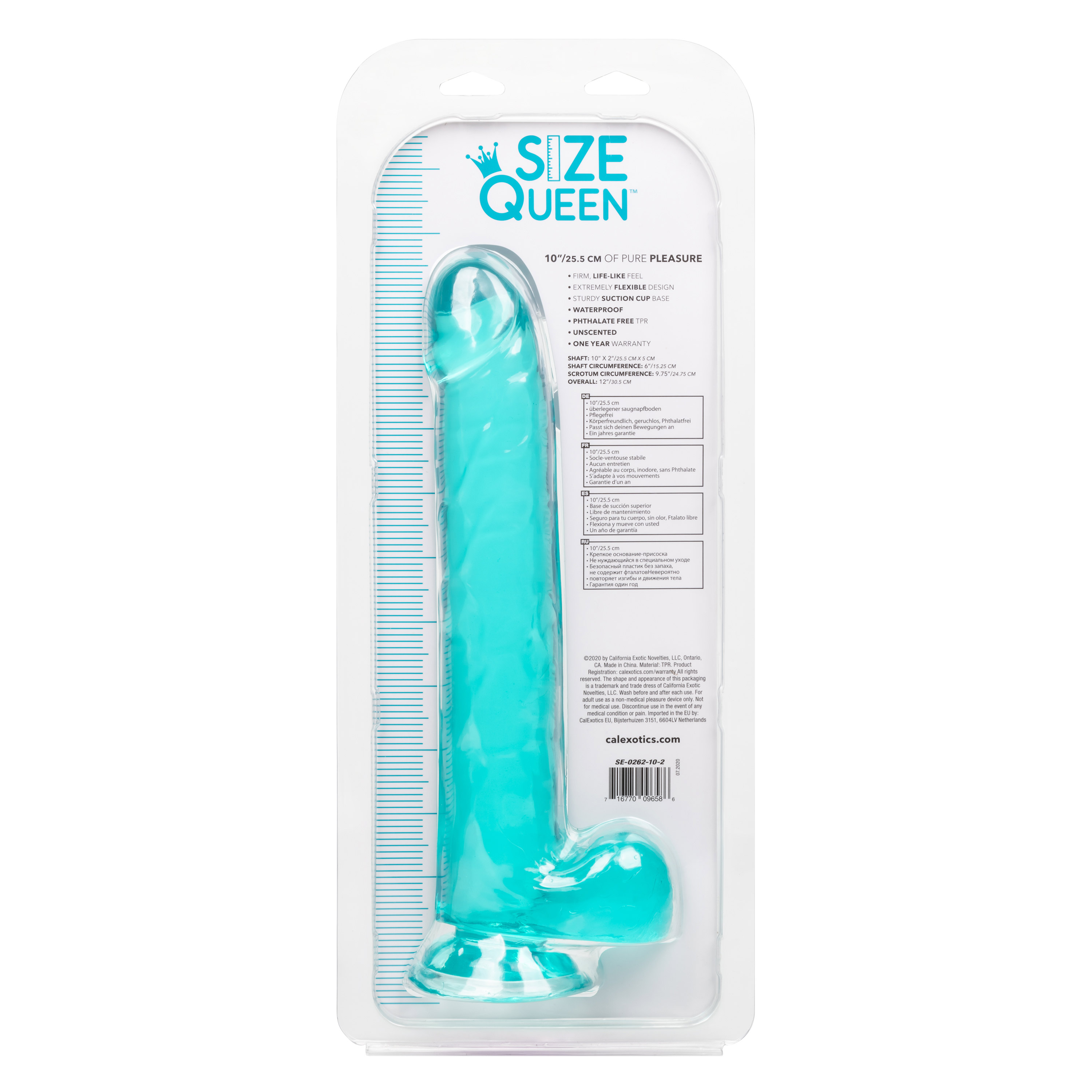 size queen  inch cm blue 