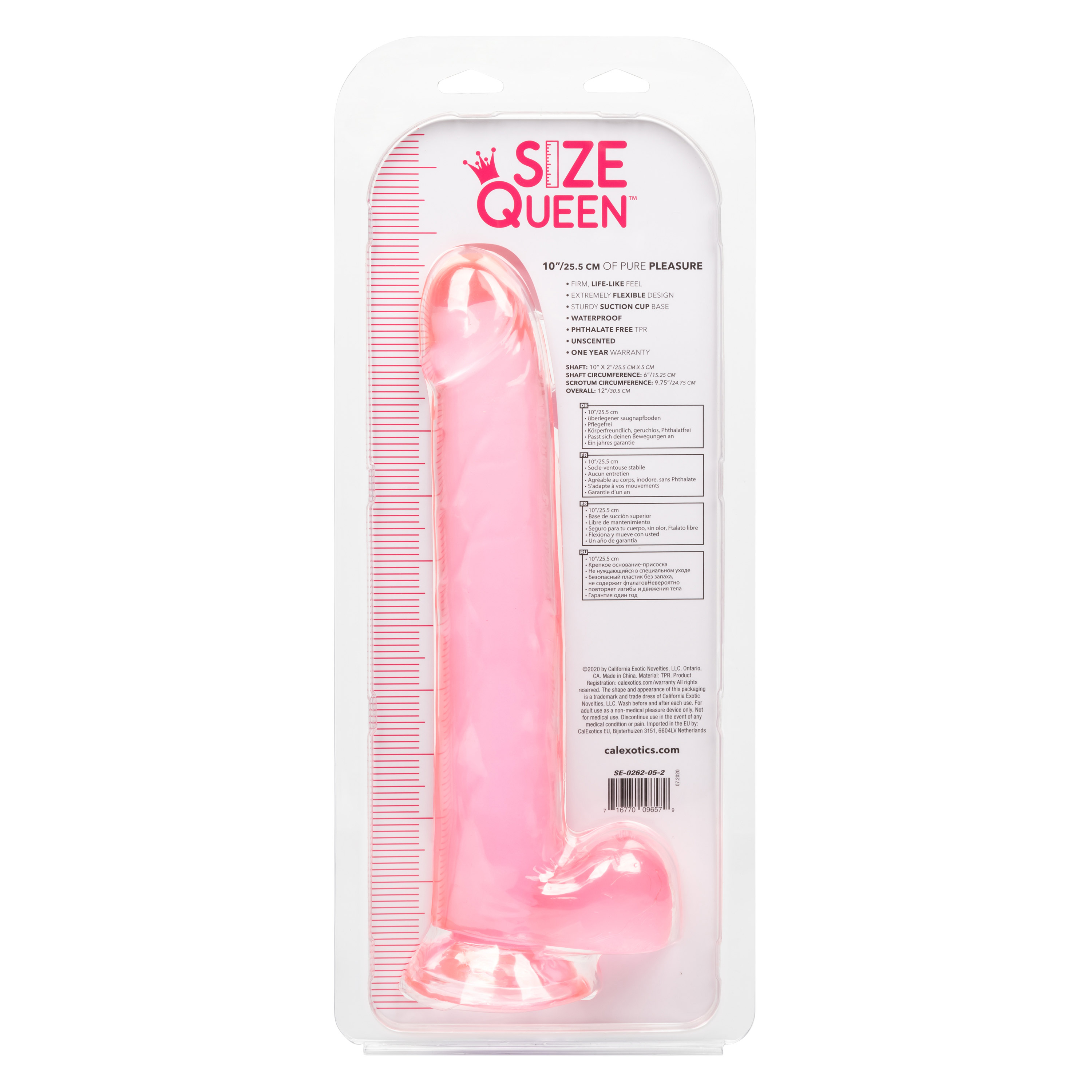 size queen  inch cm pink 