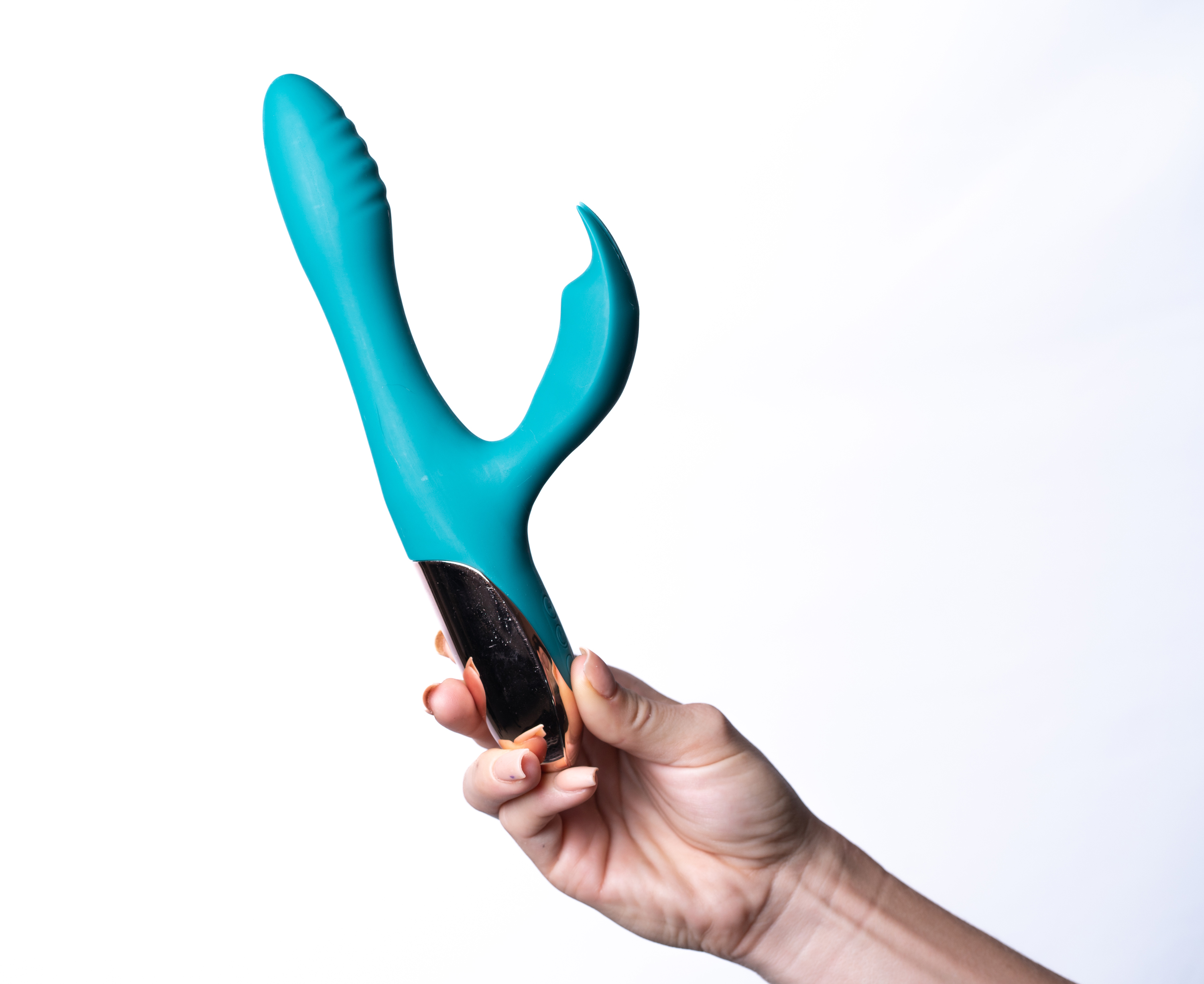 skyler silicone bendable rabbit green 