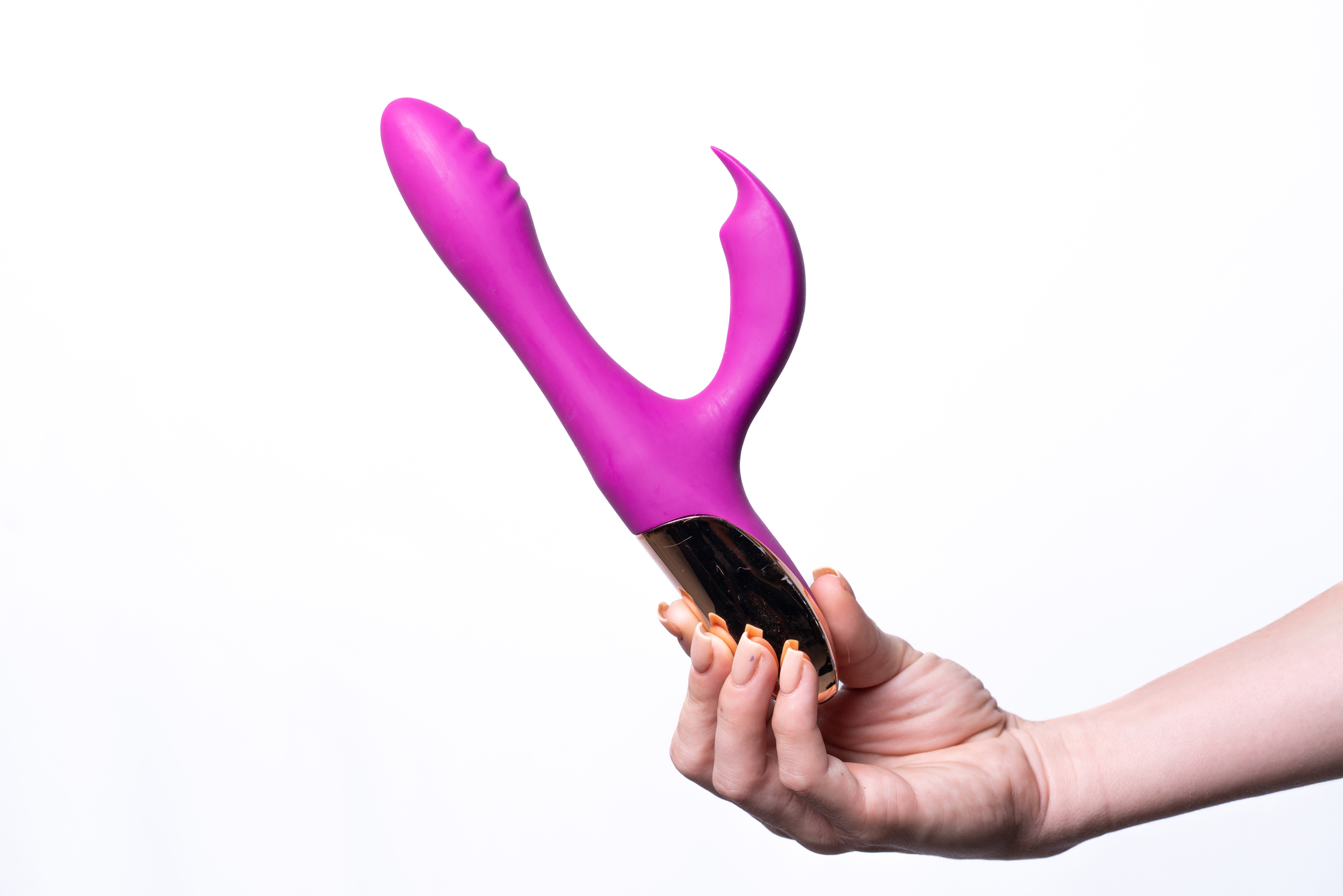 skyler silicone bendable rabbit purple 