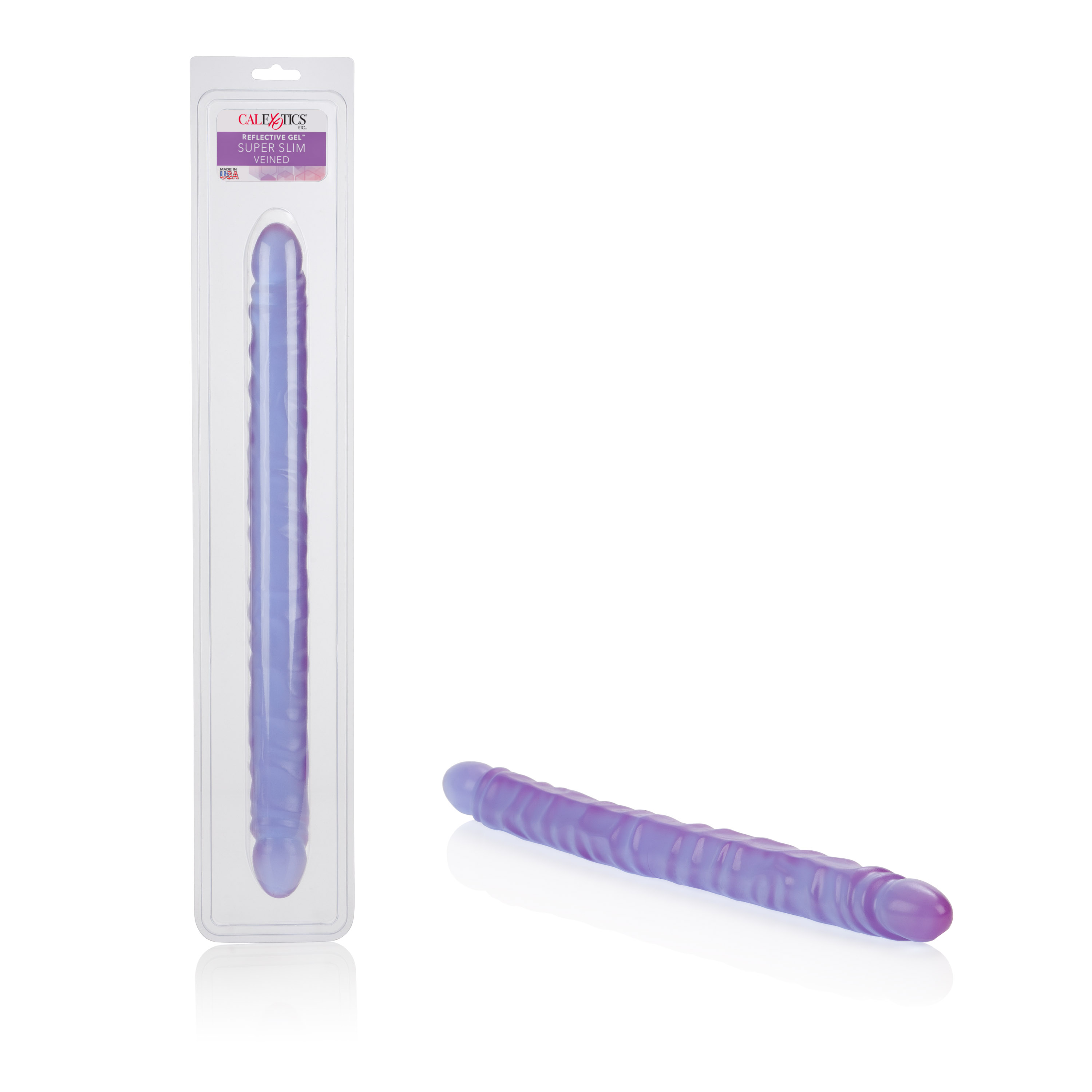 slim jim duo  inches veined super slim dong purple 