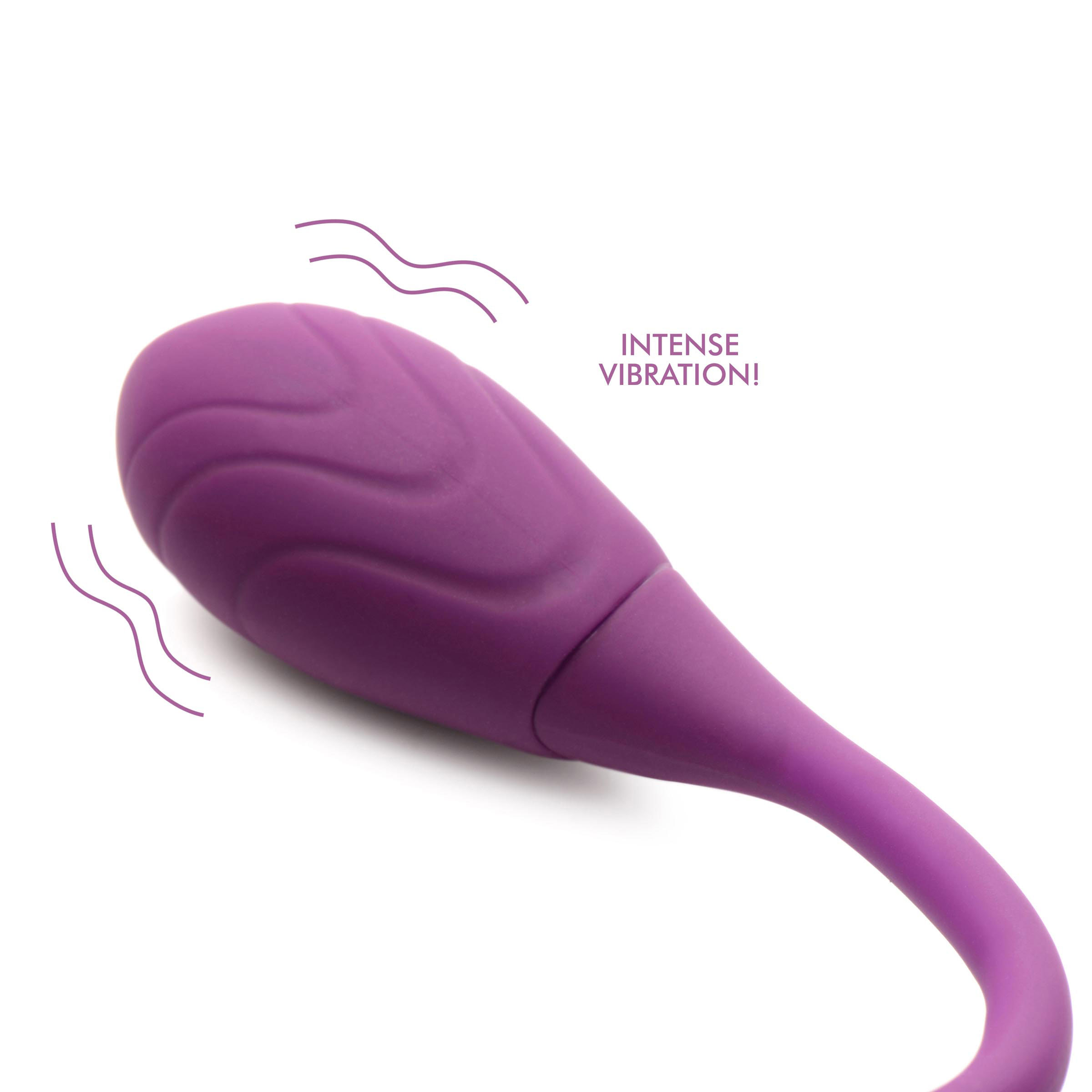 slim pulse x pulsing clit stimulator and  vibrating egg purple 