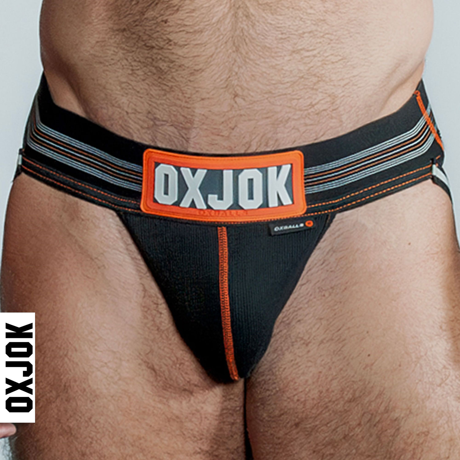 slingjock upthrust slider strap jock black iron large 