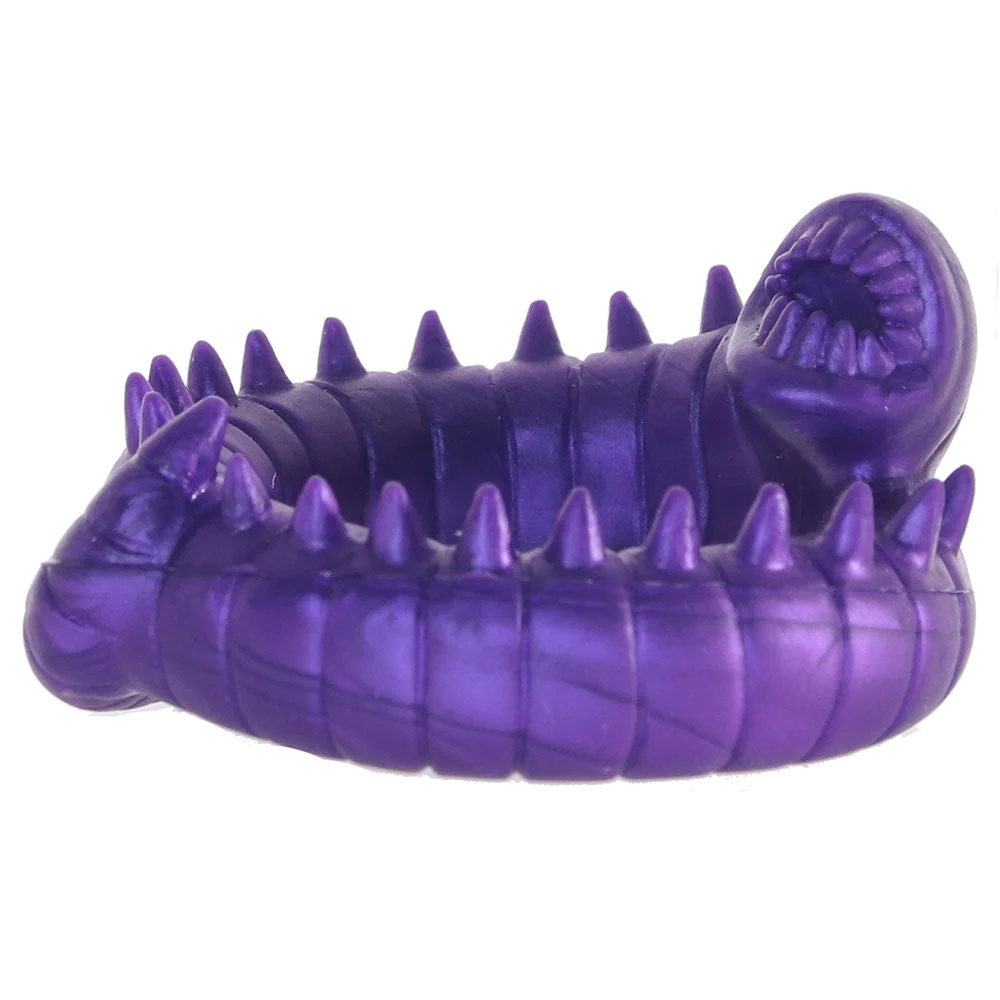 slitherine silicone cock ring purple 