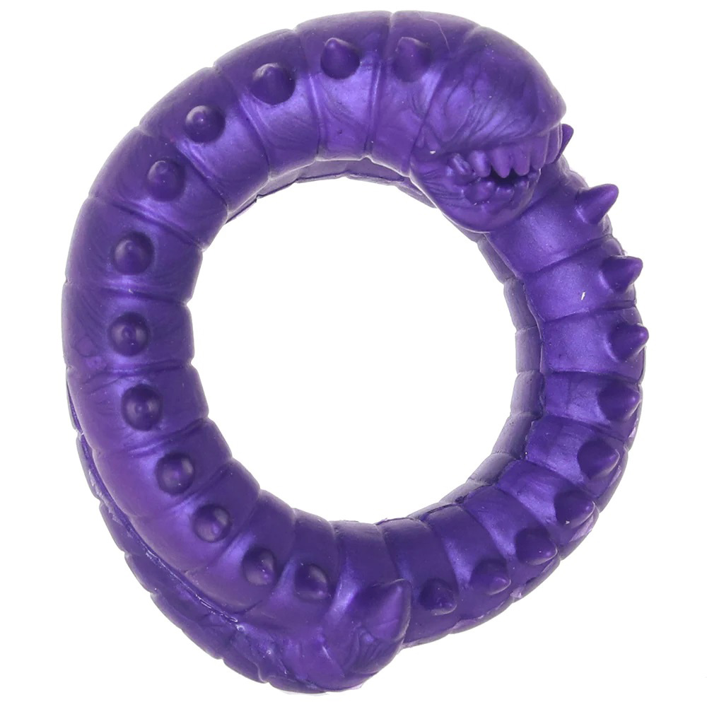 slitherine silicone cock ring purple 