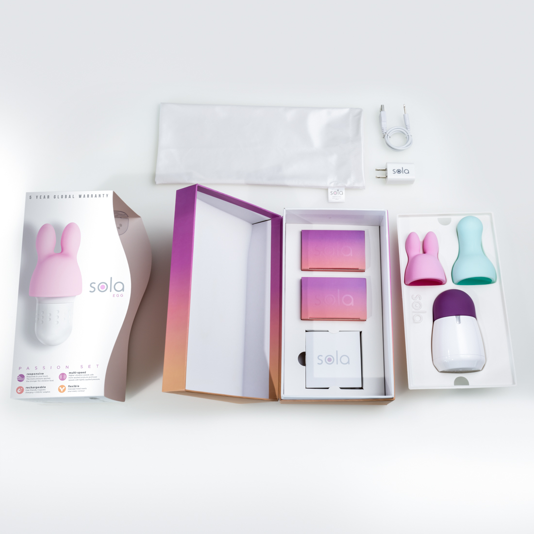 sola egg massager passion set 