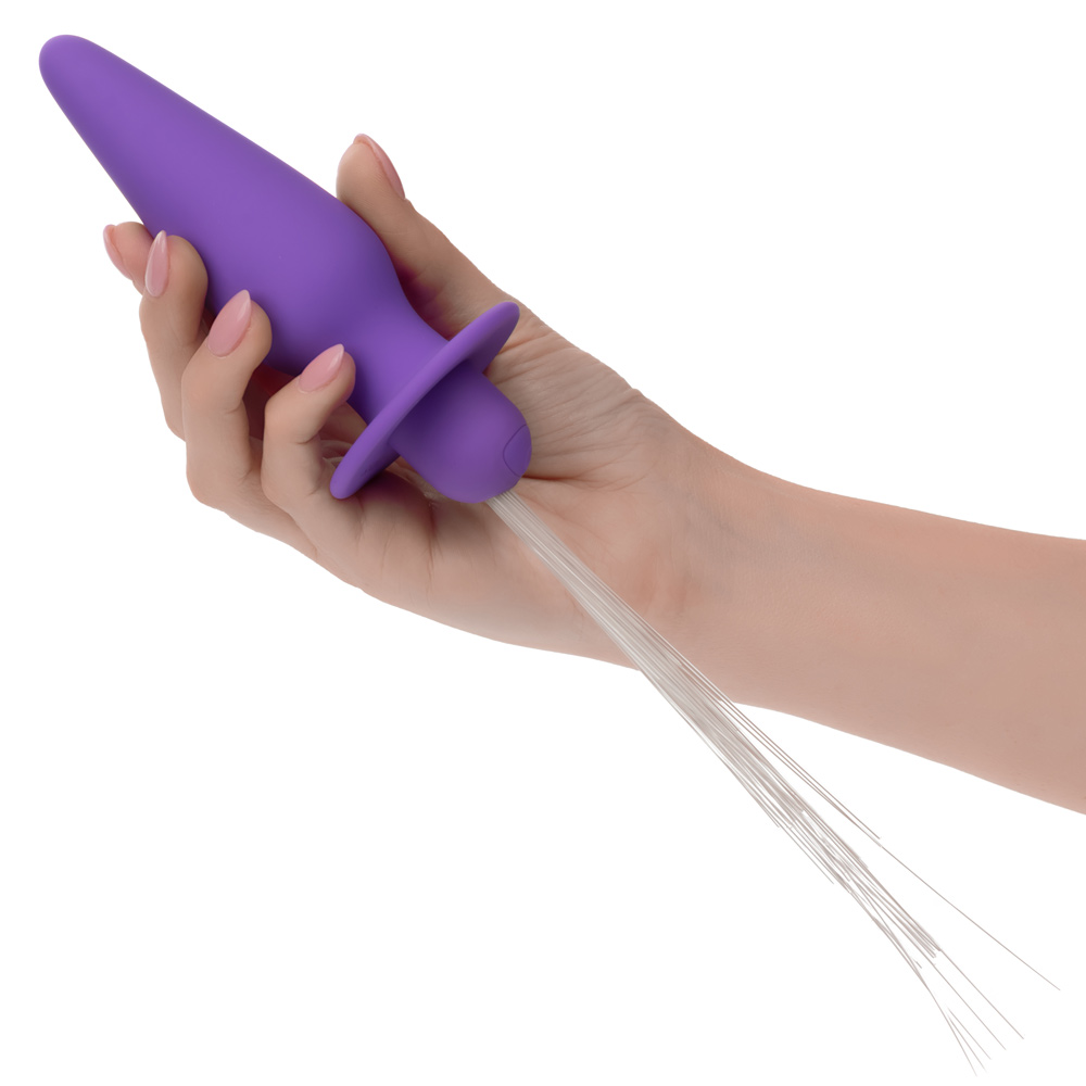 southern lights vibrating light up anal probe  purple 