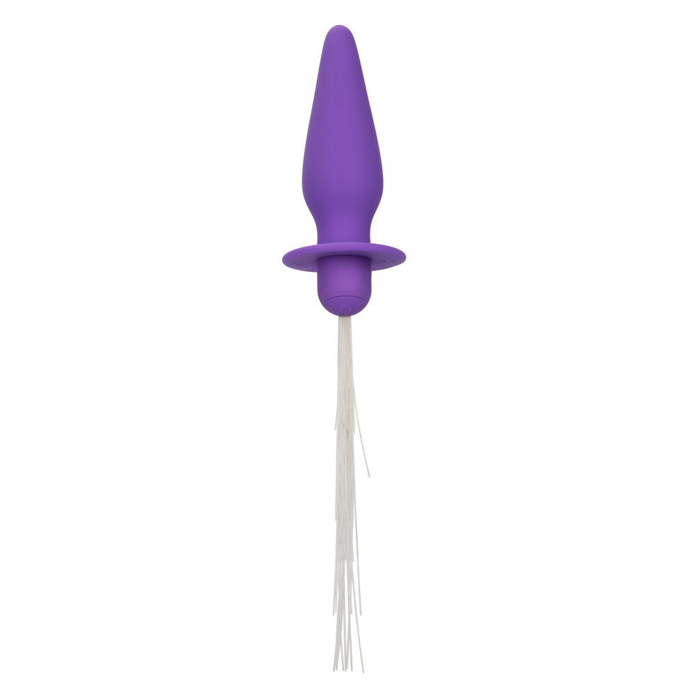 southern lights vibrating light up anal probe  purple 