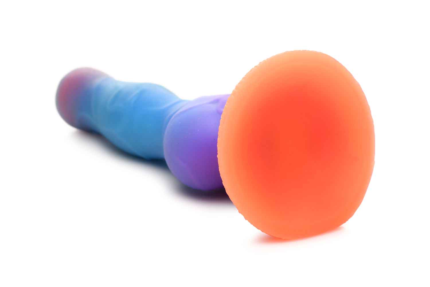 space cock glow in the dark silicone alien dildo 