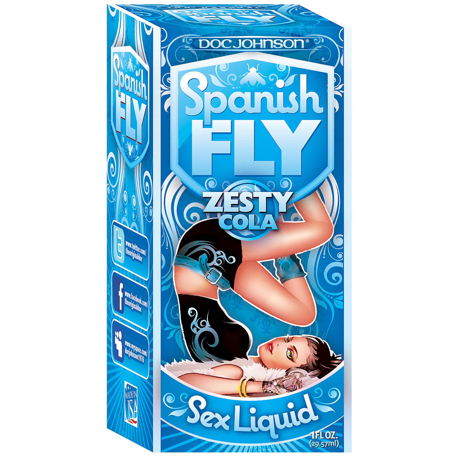 spanish fly sex drops  fl oz zesty cola 