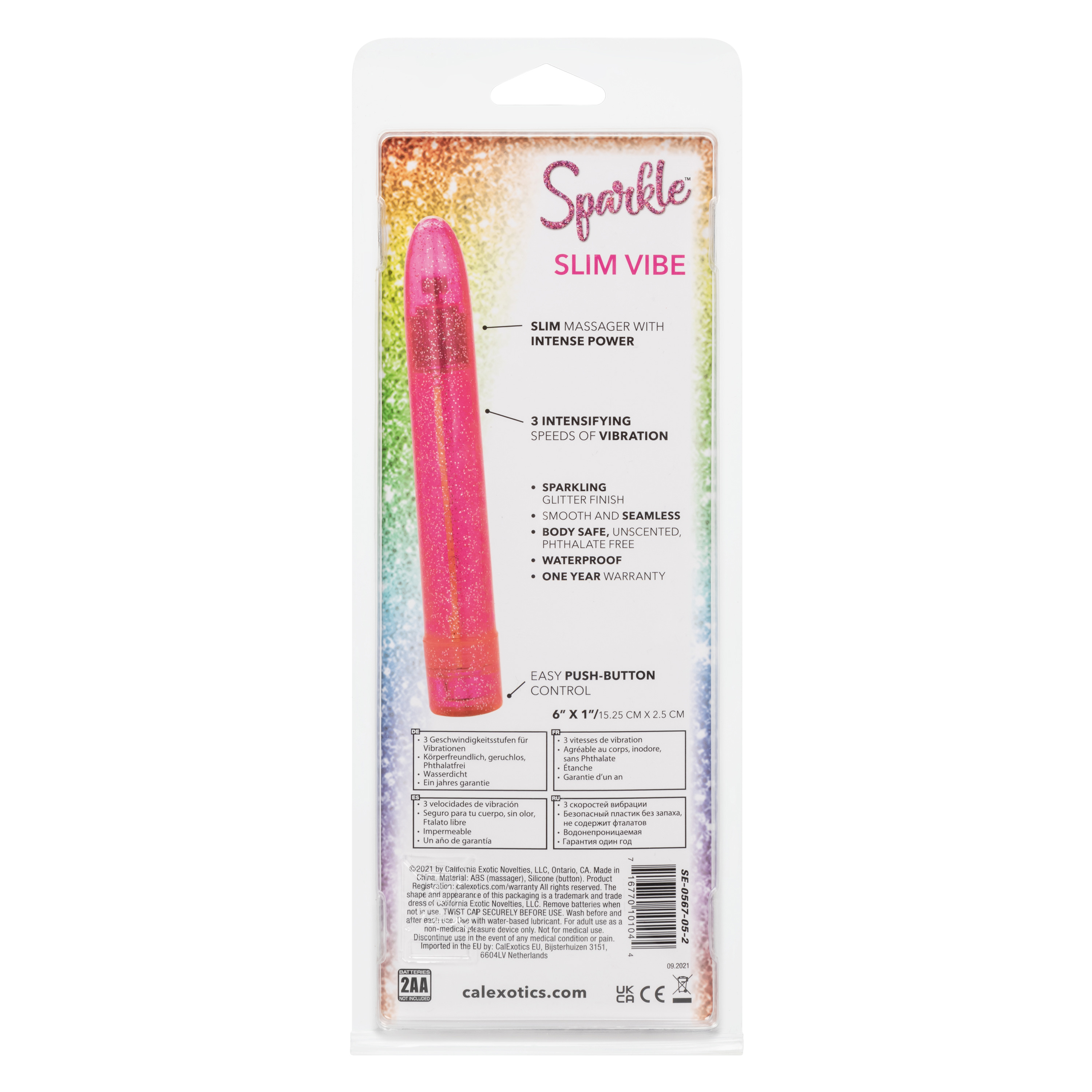 sparkle slim vibe pink 