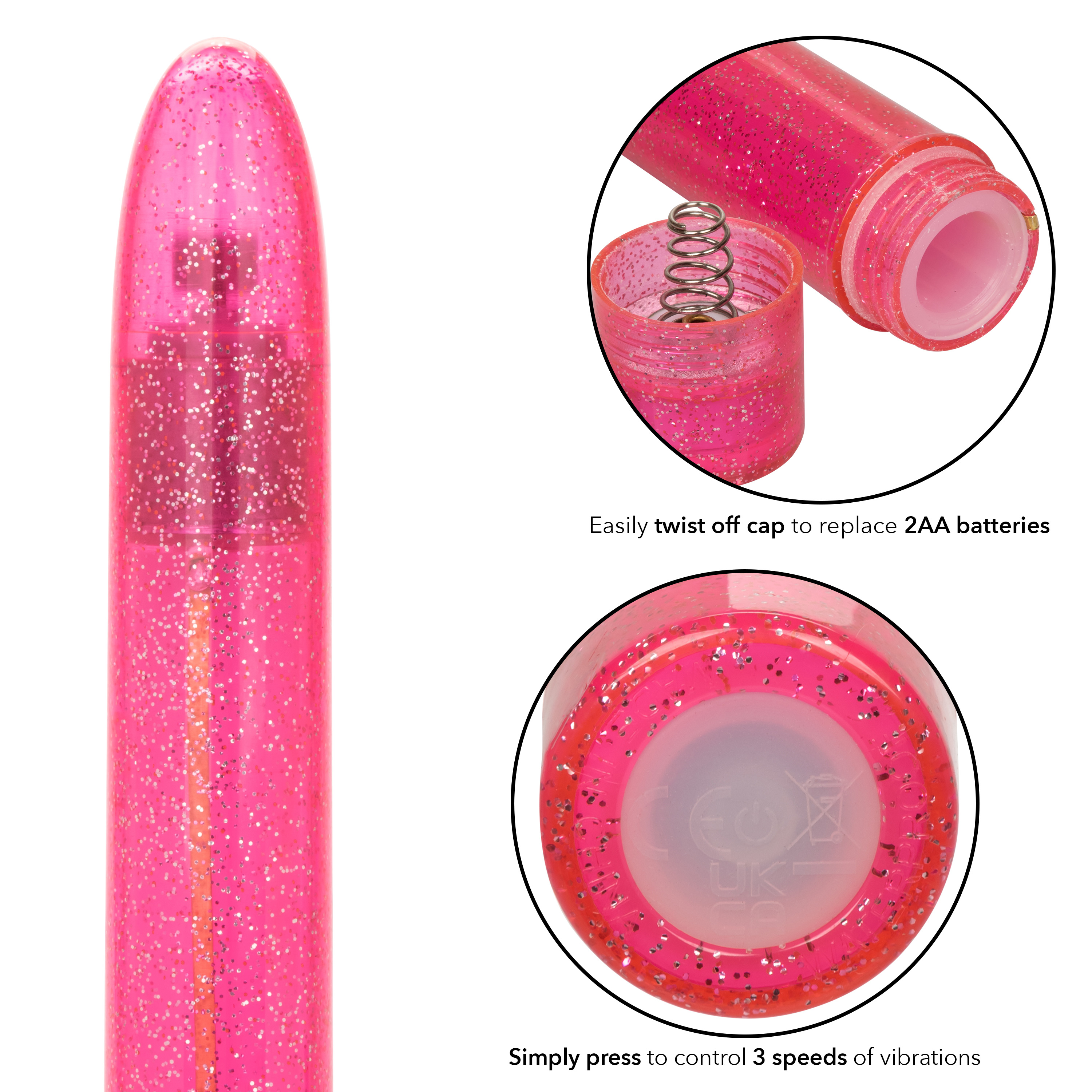 sparkle slim vibe pink 