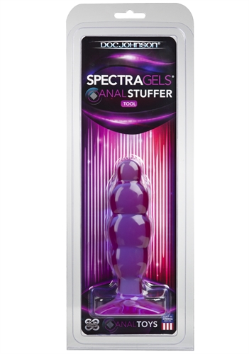 spectragels anal stuffer purple 