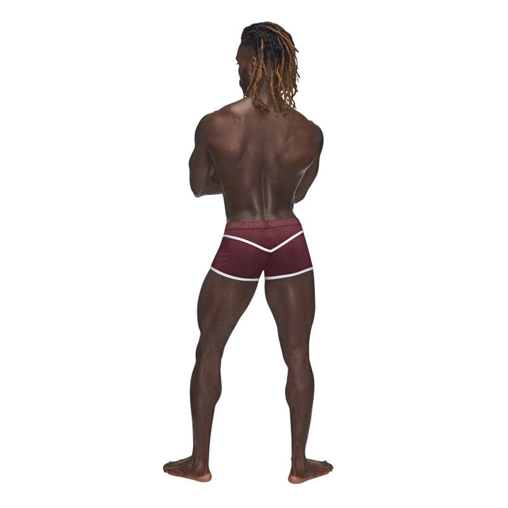 sport mesh sport short medium burgundy 