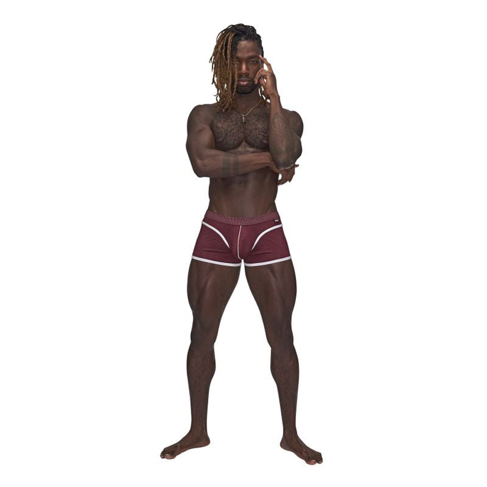 sport mesh sport short medium burgundy 