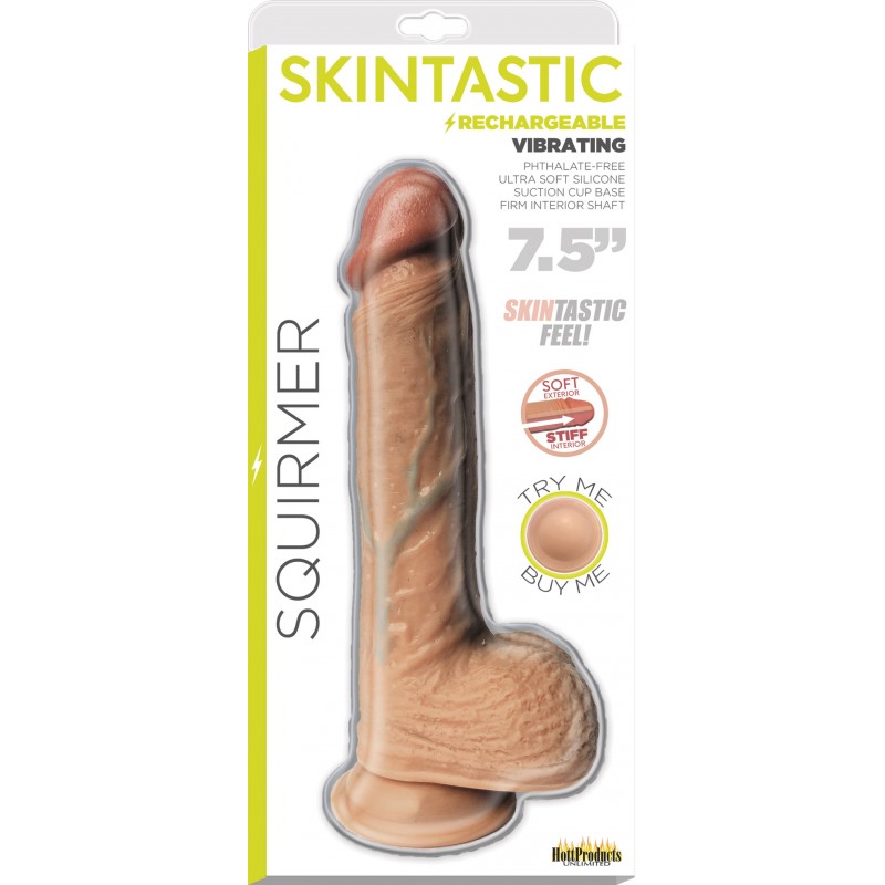 squirmer skintastic series rechargeable . inch 