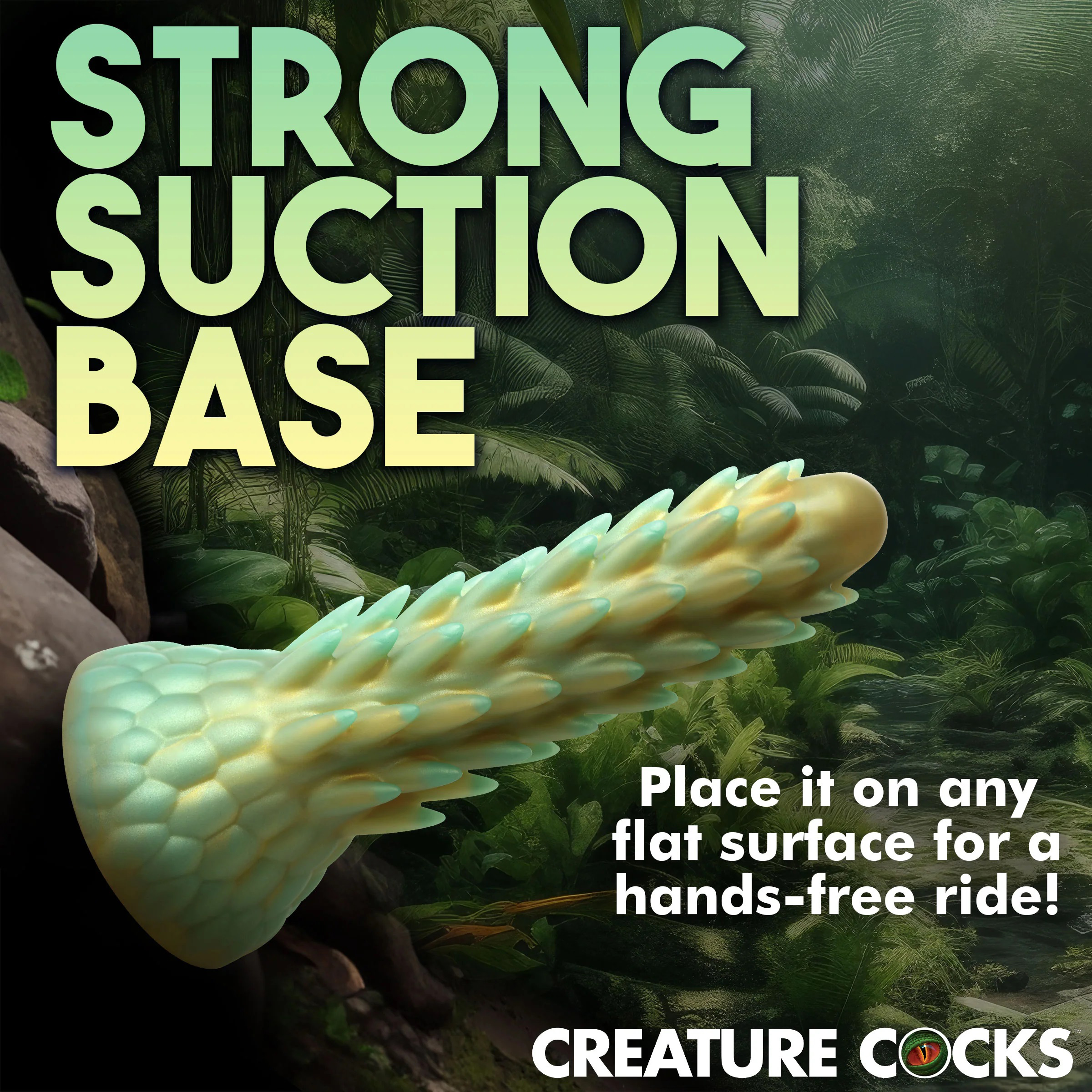 stegosaurus spiky reptile silicone dildo green 