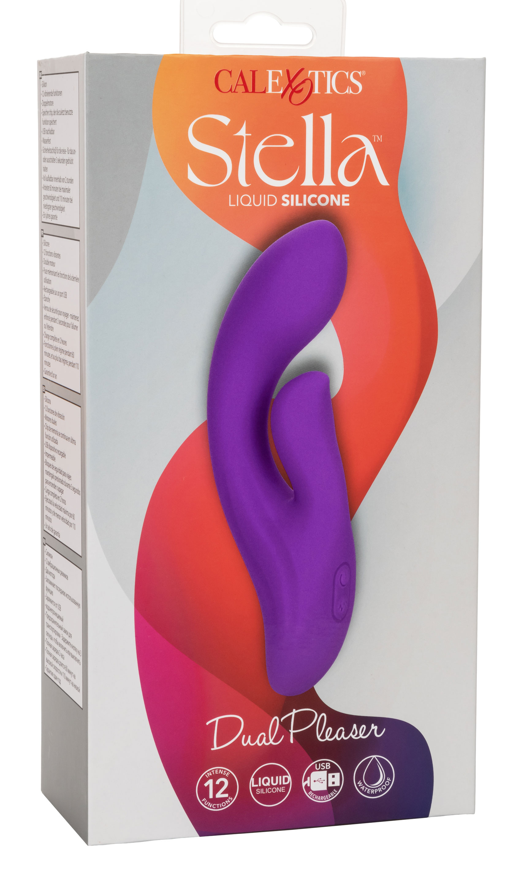 stella liquid silicone dual pleaser purple 