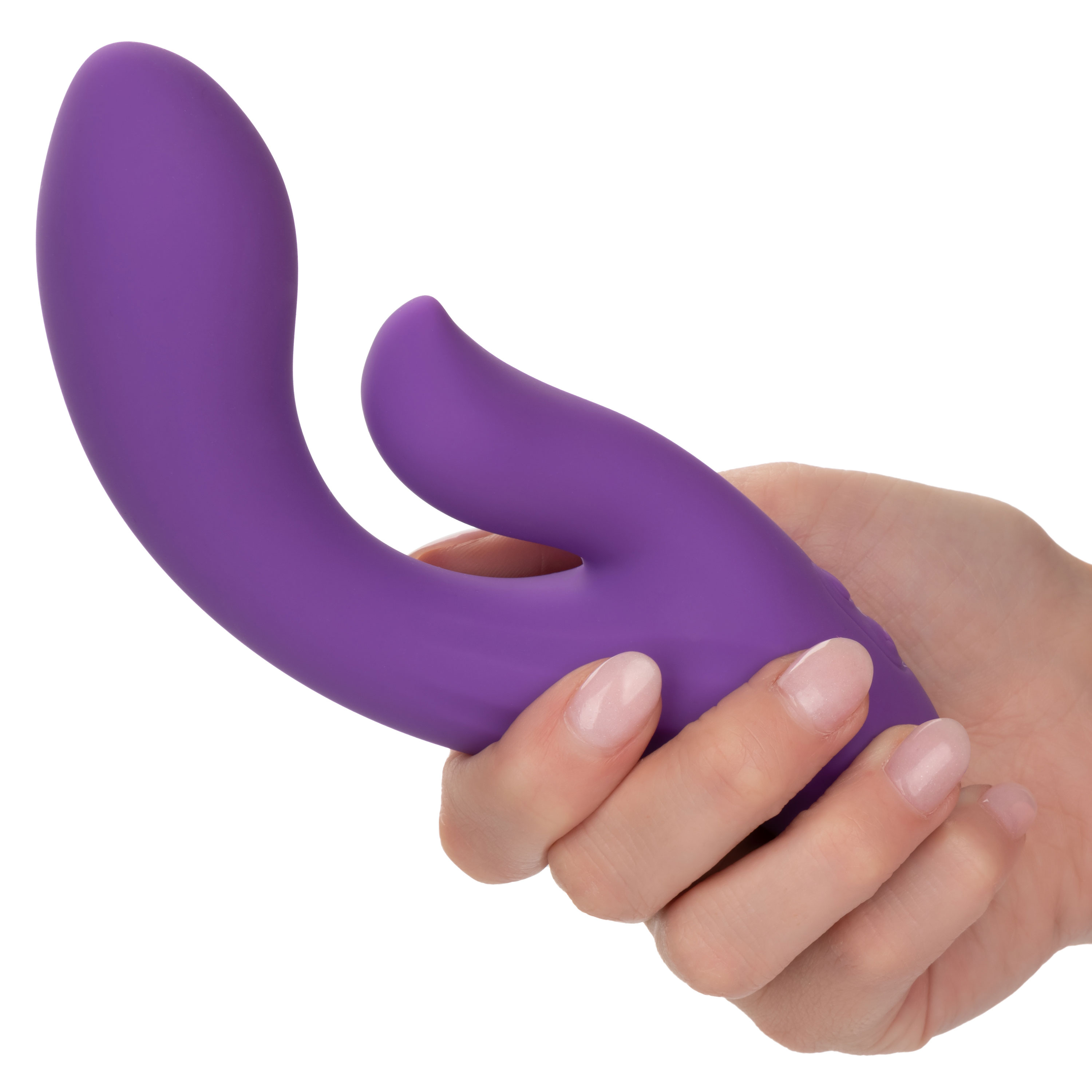 stella liquid silicone dual pleaser purple 