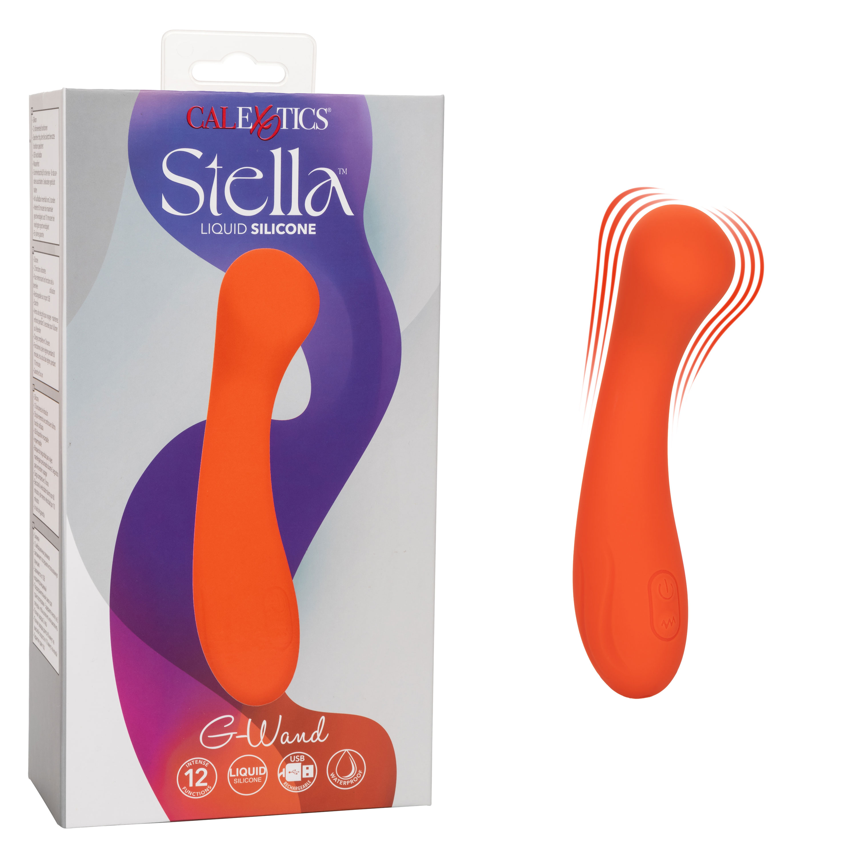 stella liquid silicone g wand orange 