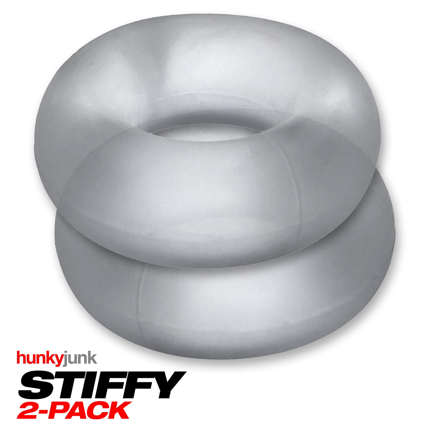 stiffy  pack bulge rings clear ice 