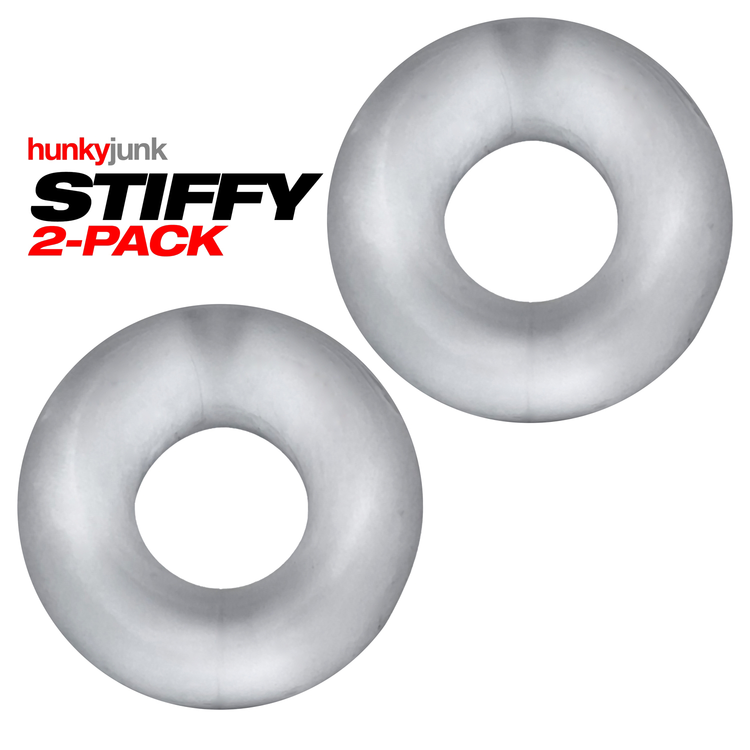 stiffy  pack bulge rings clear ice 