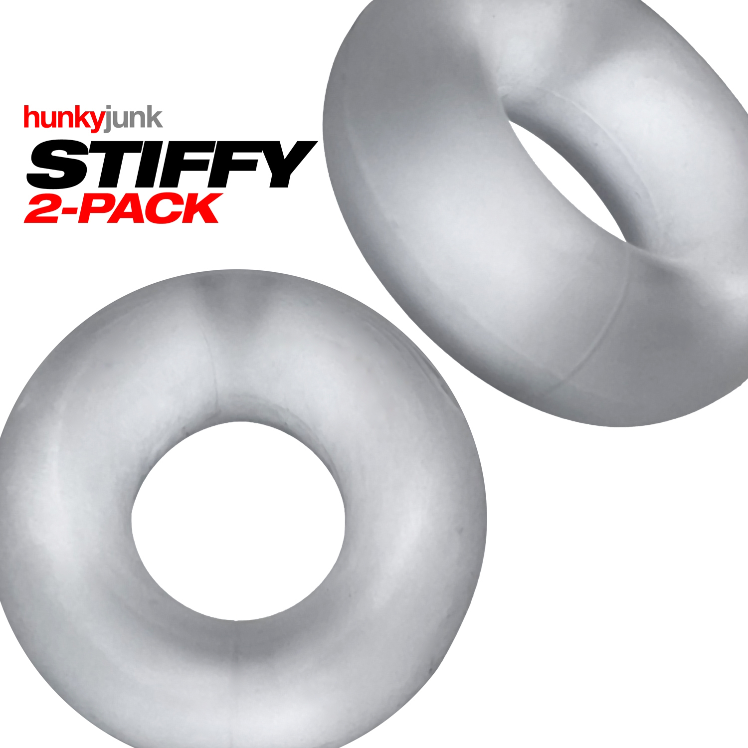 stiffy  pack bulge rings clear ice 