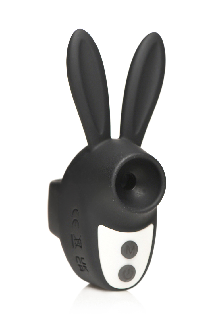 sucky bunny clit stimulator black 