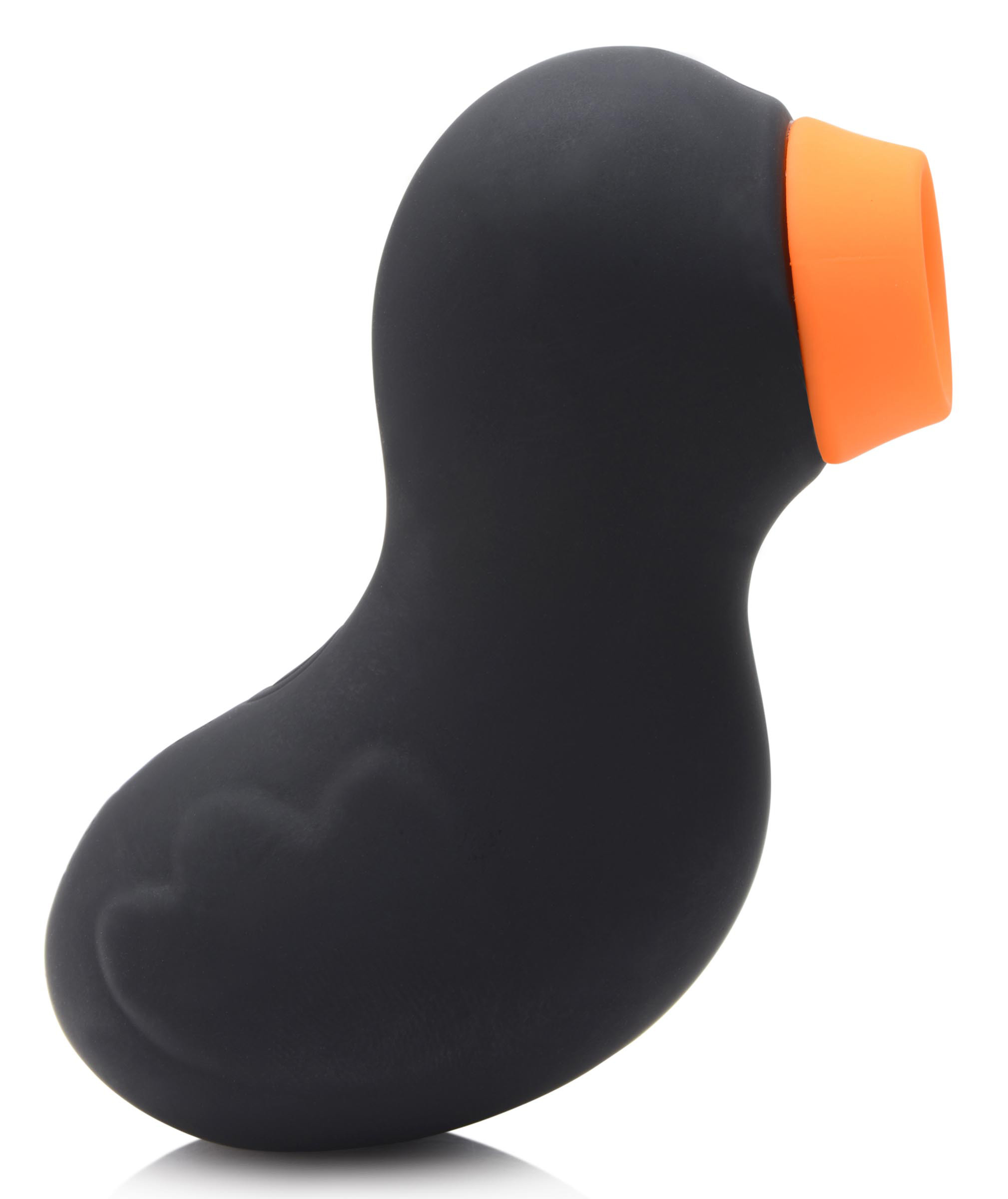 sucky ducky silicone clitoral stimulator black 