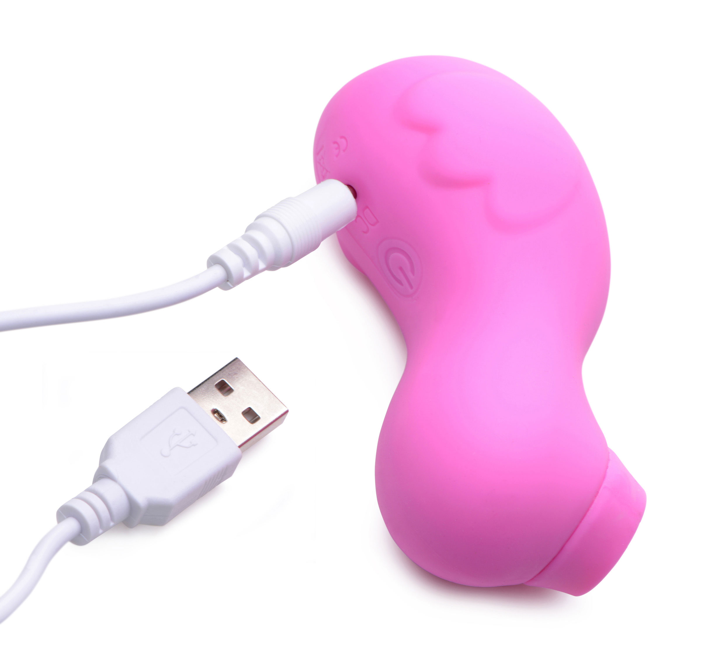 sucky ducky silicone clitoral stimulator pink 