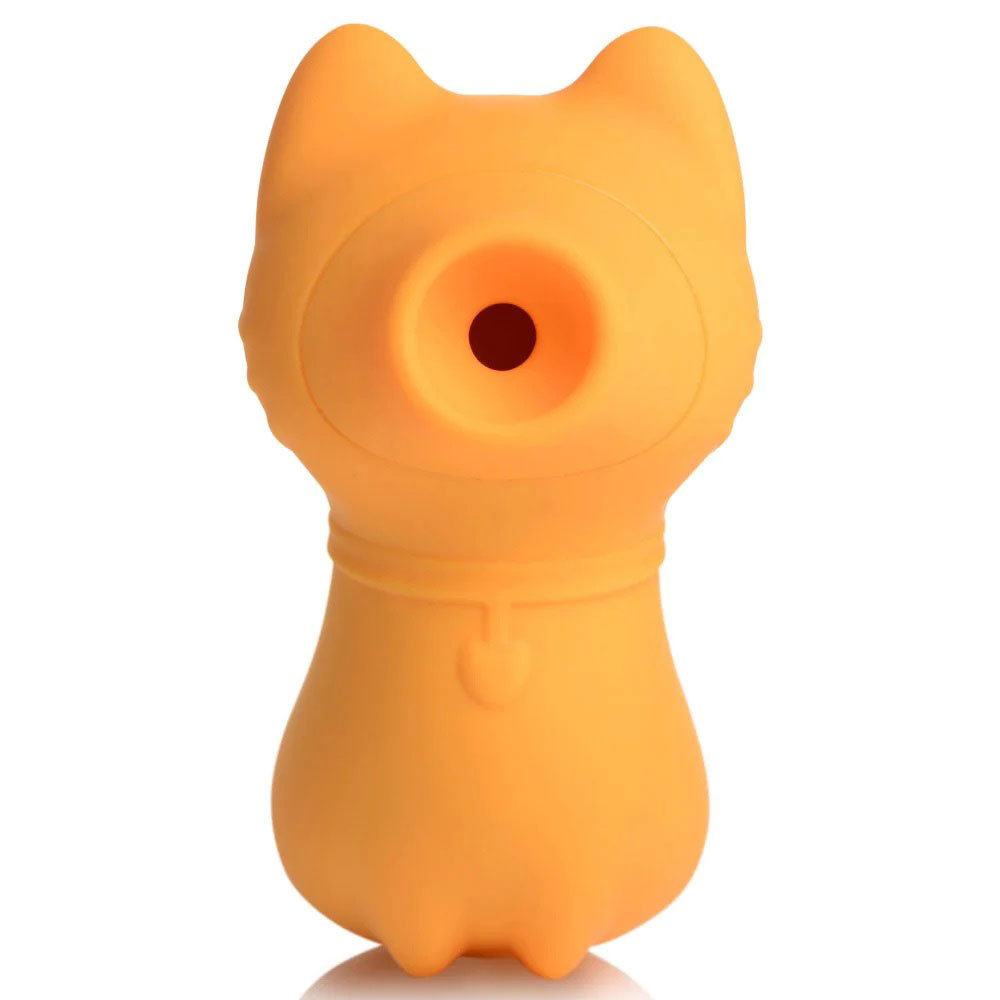 sucky kitty x clitoral stimulator orange 