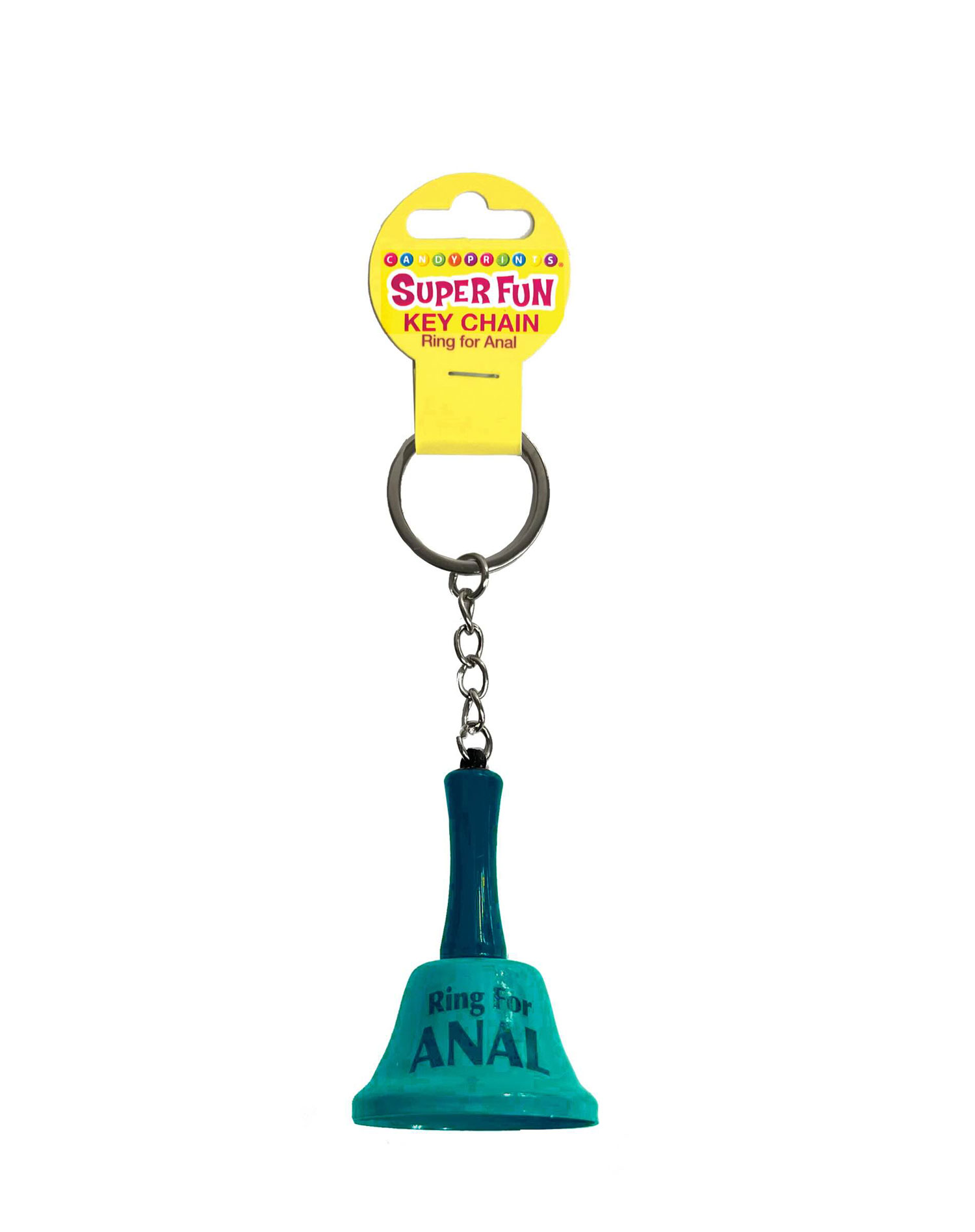 super fun key chain ring for anal blue 