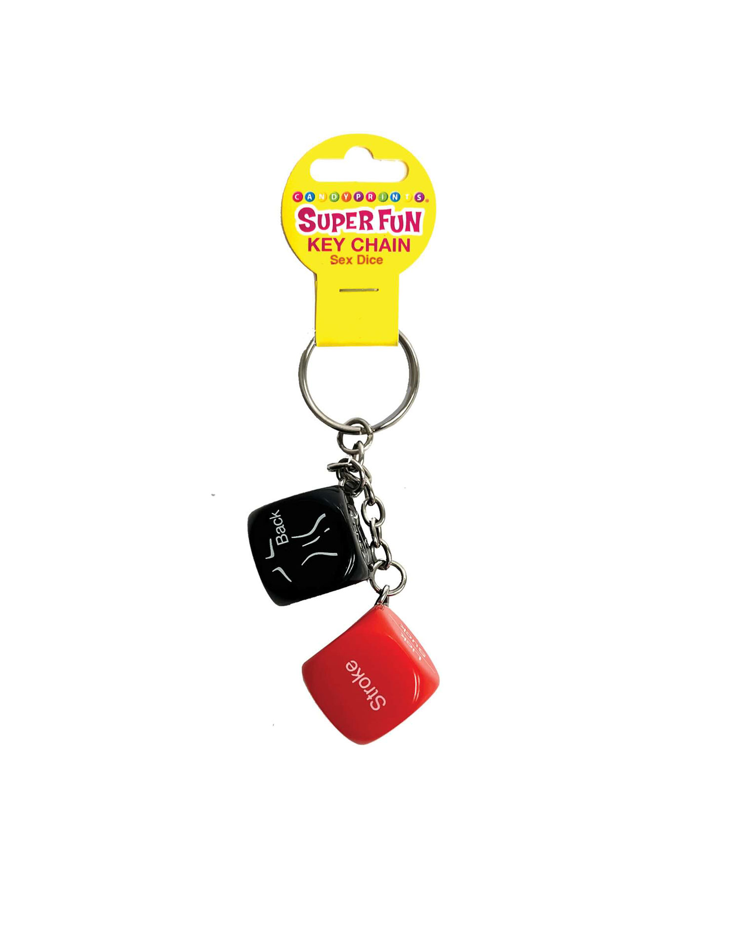 super fun key chain sex dice 