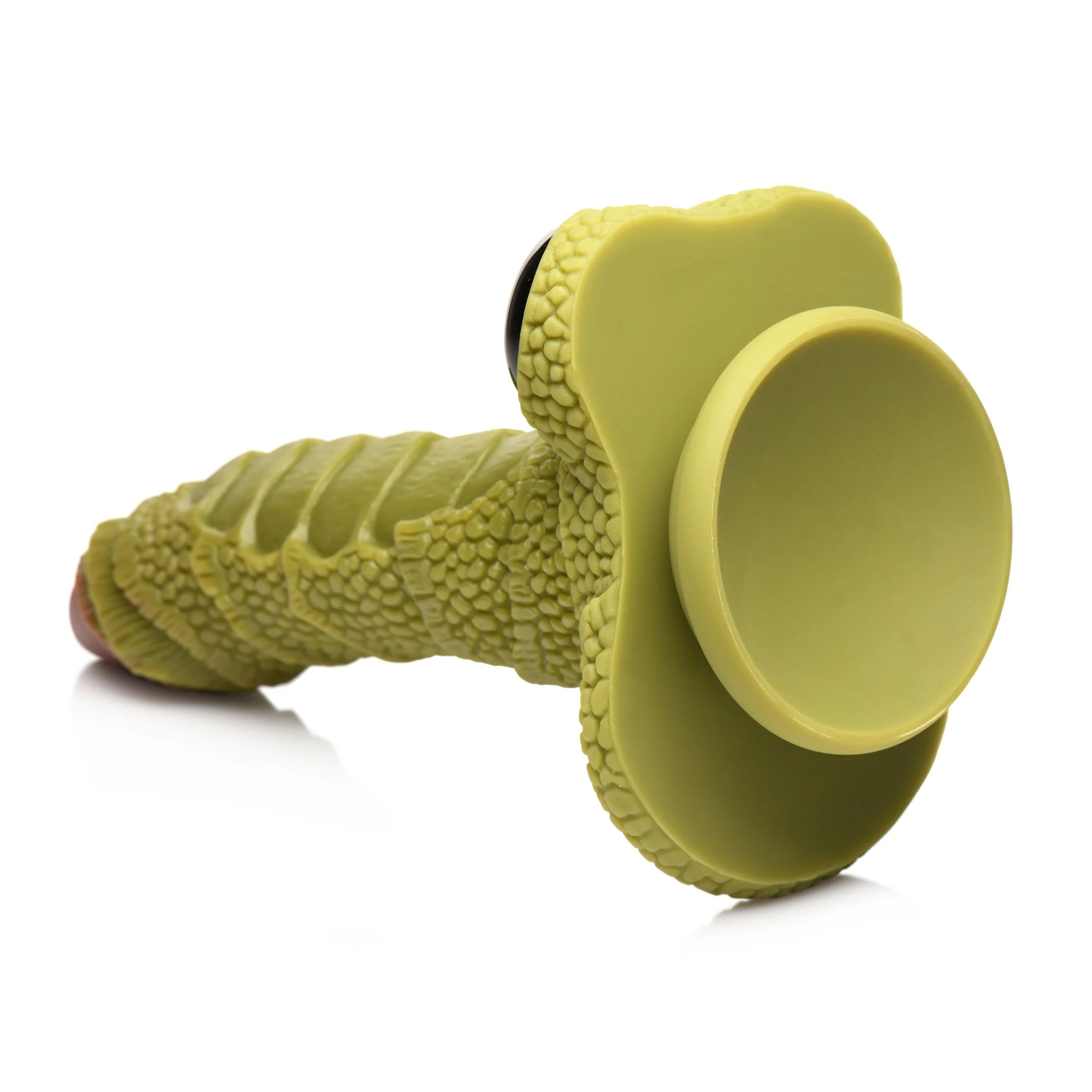 swamp monster green scaly silicone dildo 