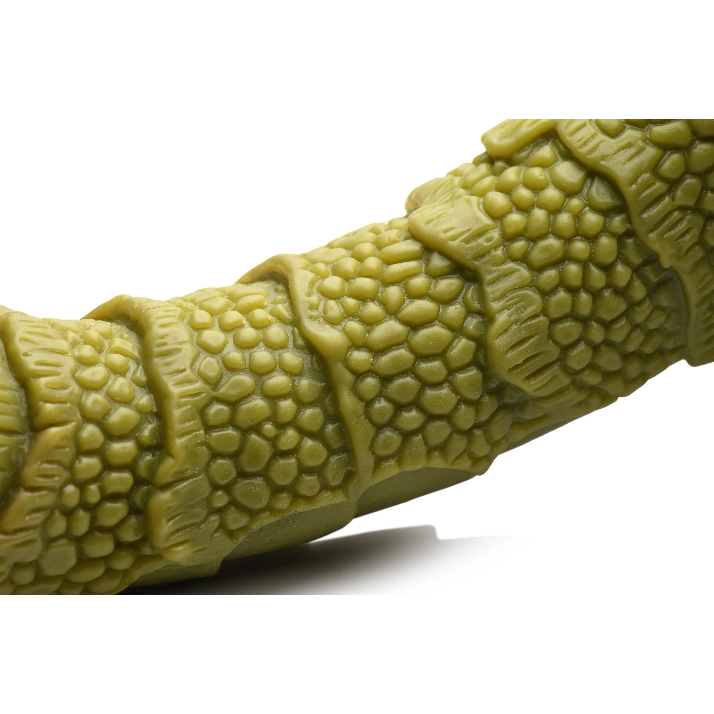 swamp monster green scaly silicone dildo 