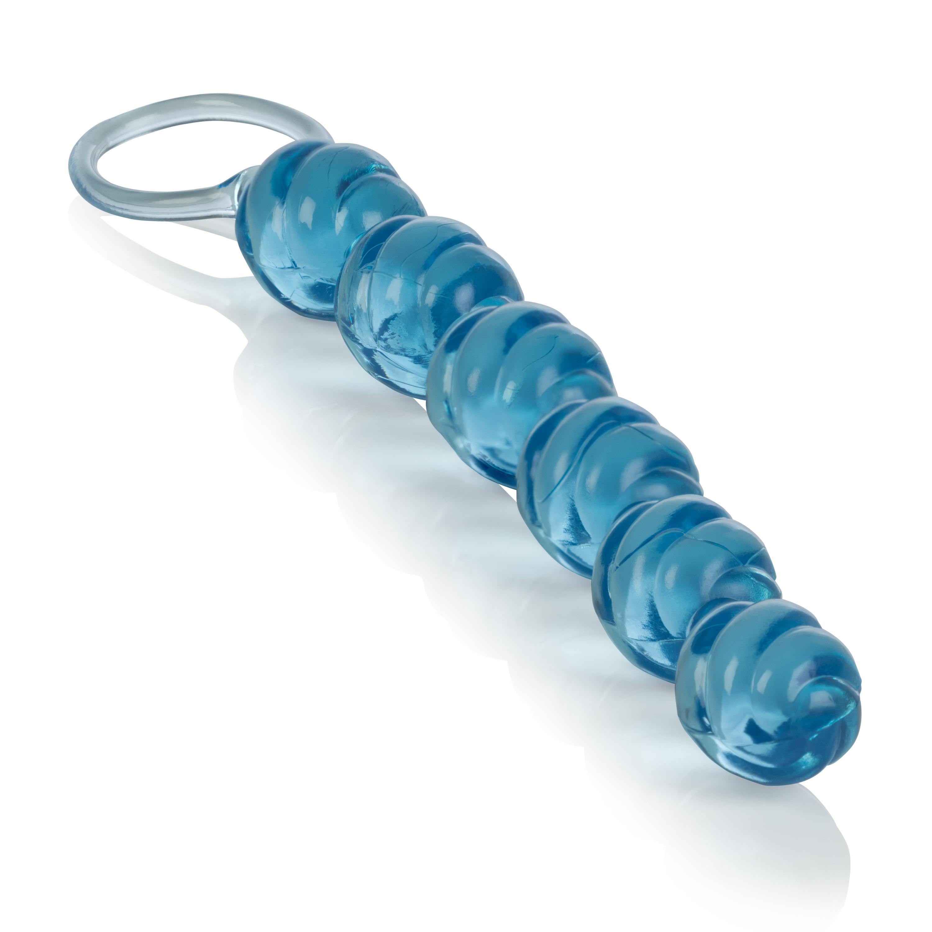 swirl pleasure beads blue 