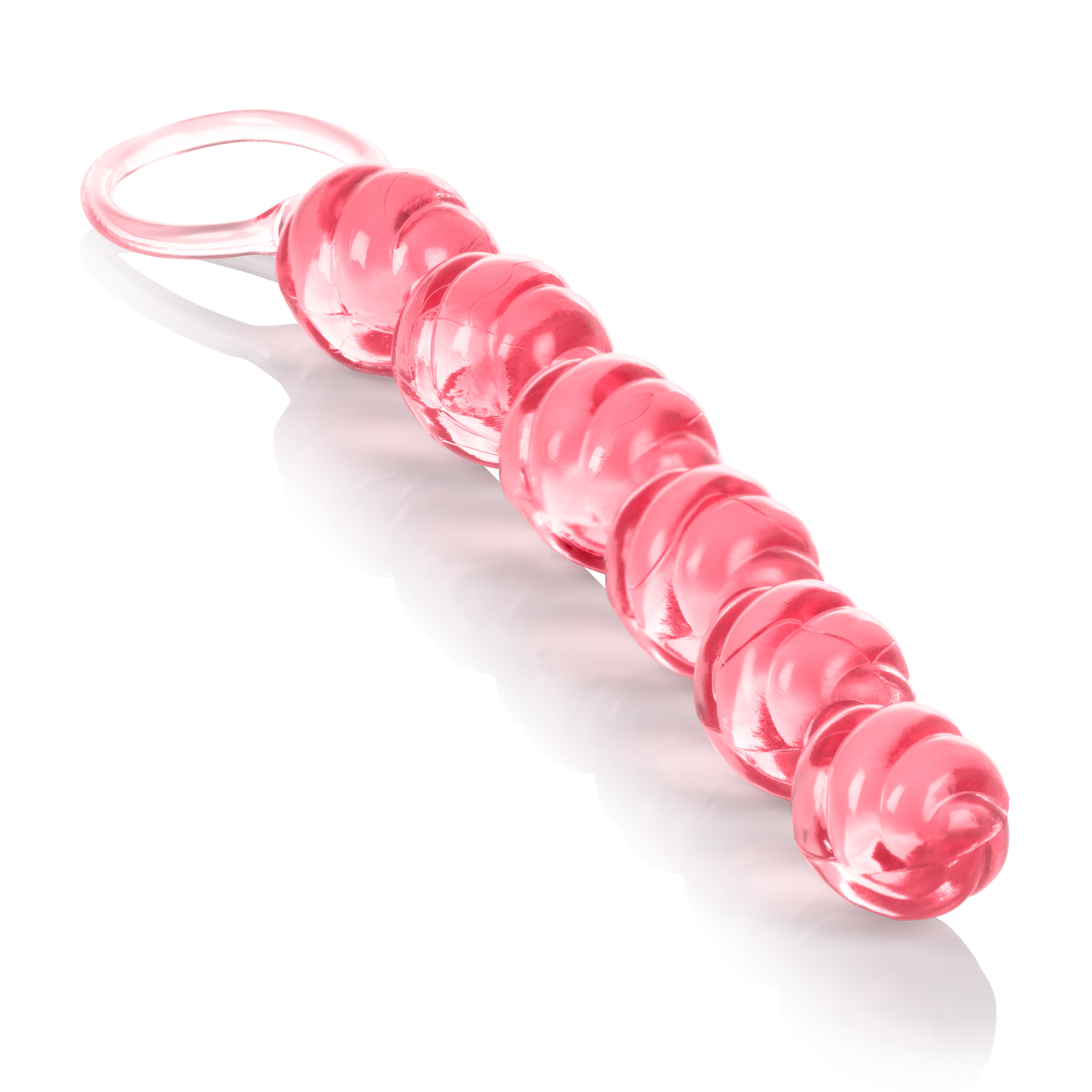 swirl pleasure beads pink 